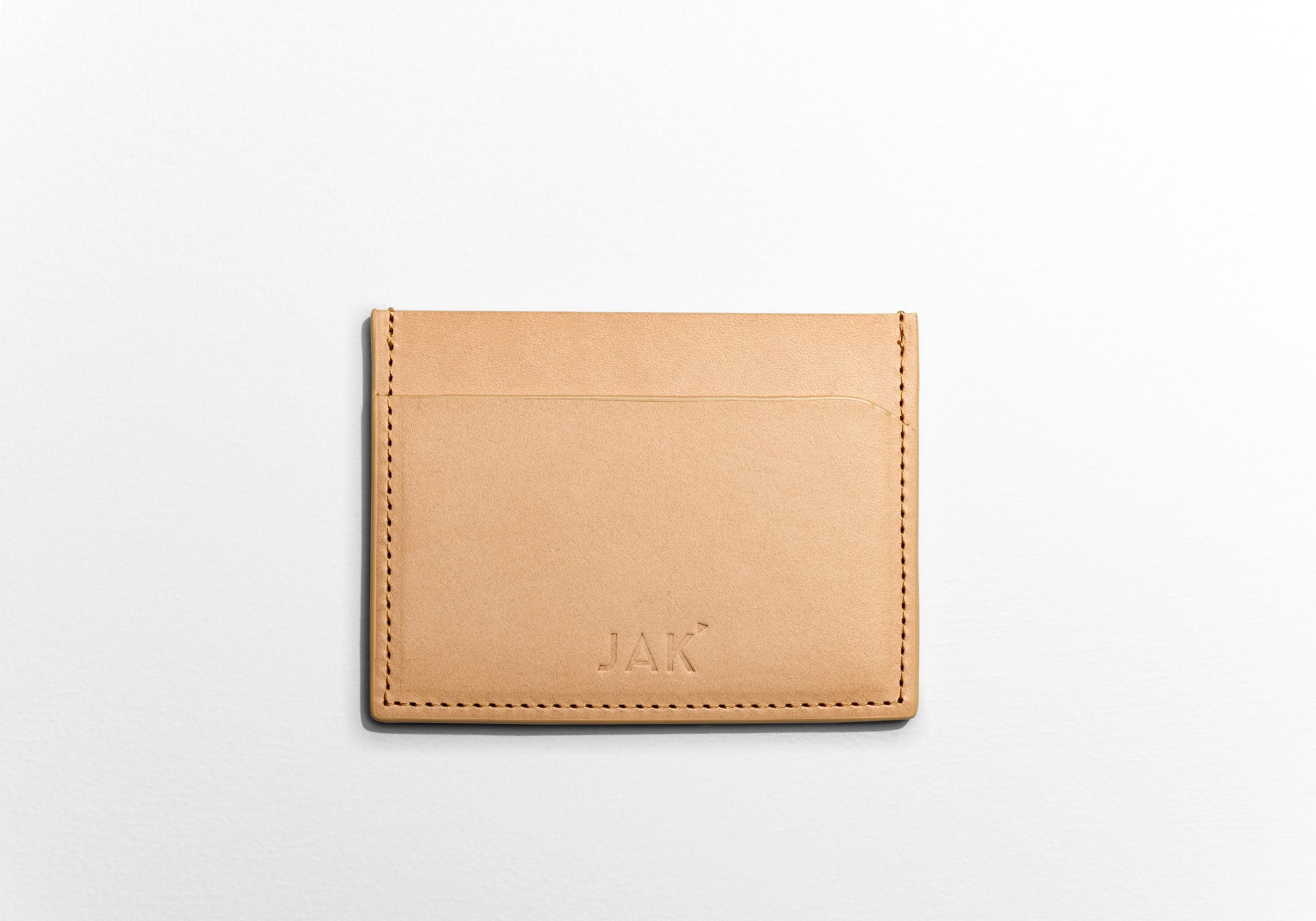 JAK CH01 Natural porte-cartes cuir naturel