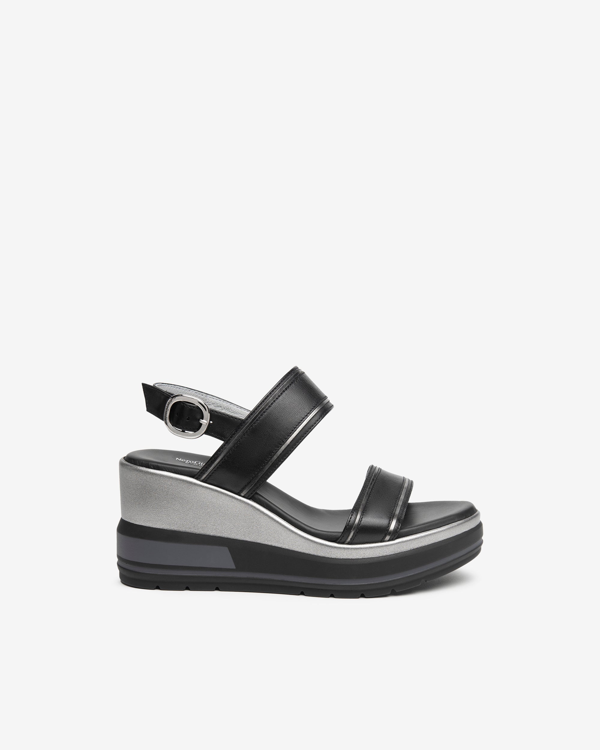 Nerogiardini Sandales cuir femme talon 7,5 cm 38