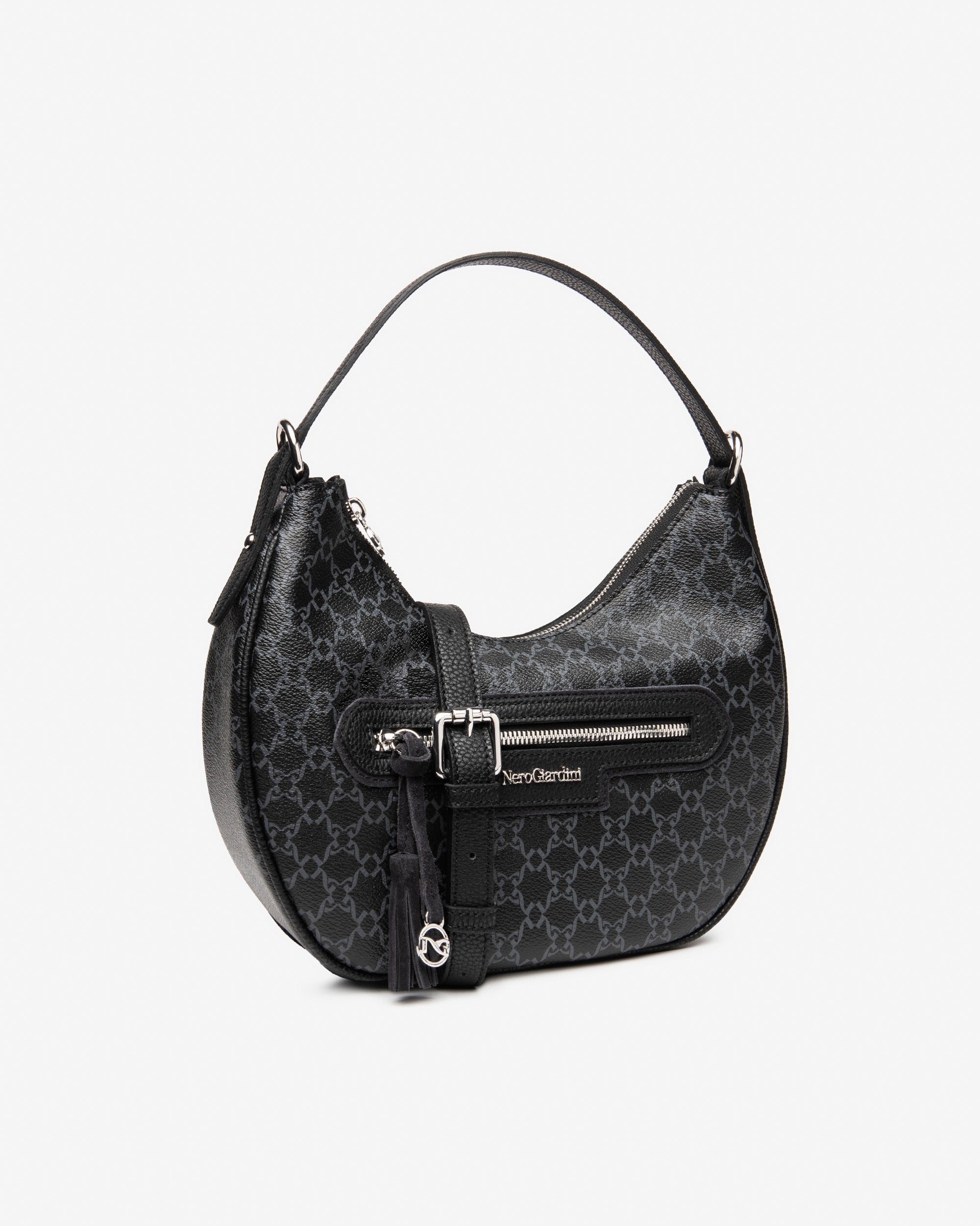 NeroGiardini Besace femme matière technique hobo