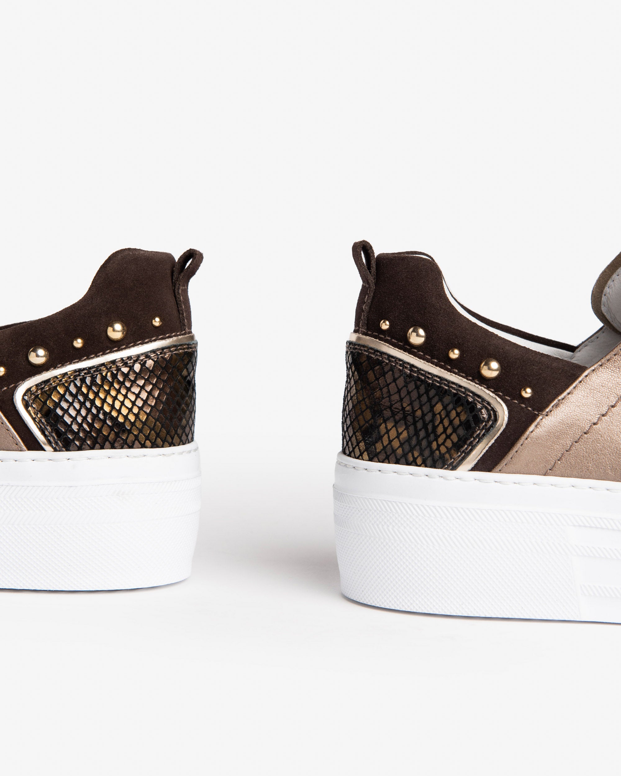 NeroGiardini Sneakers Femme Cuir Velours DryGo