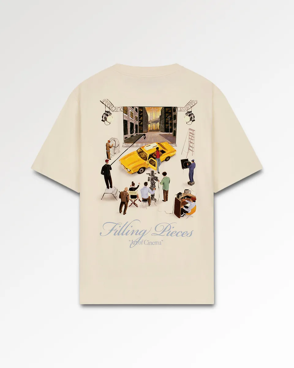 Filling Pieces T-Shirt Film Set tee-shirt blanc cassé coton bio