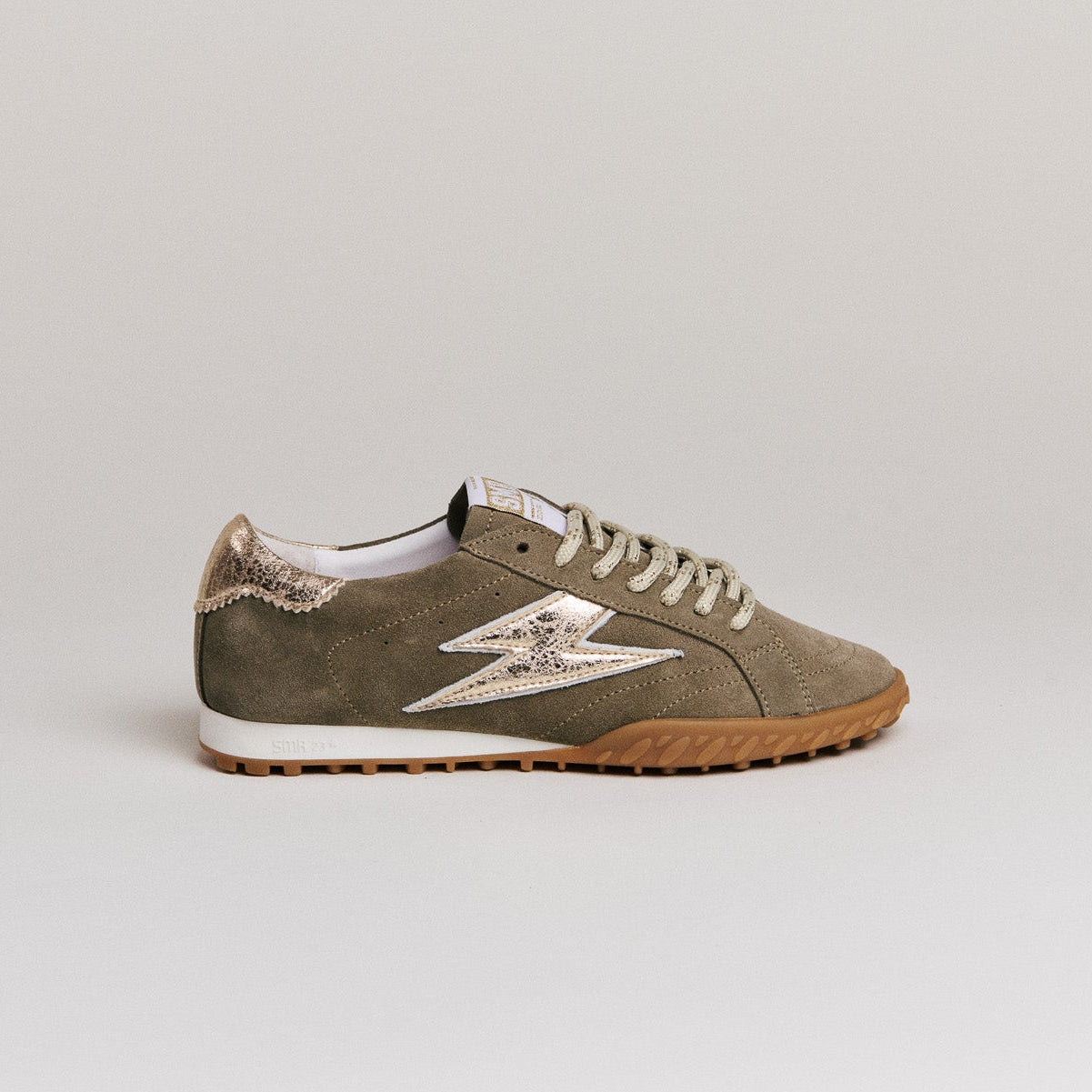 Semerdjian Mary D280 baskets daim kaki or