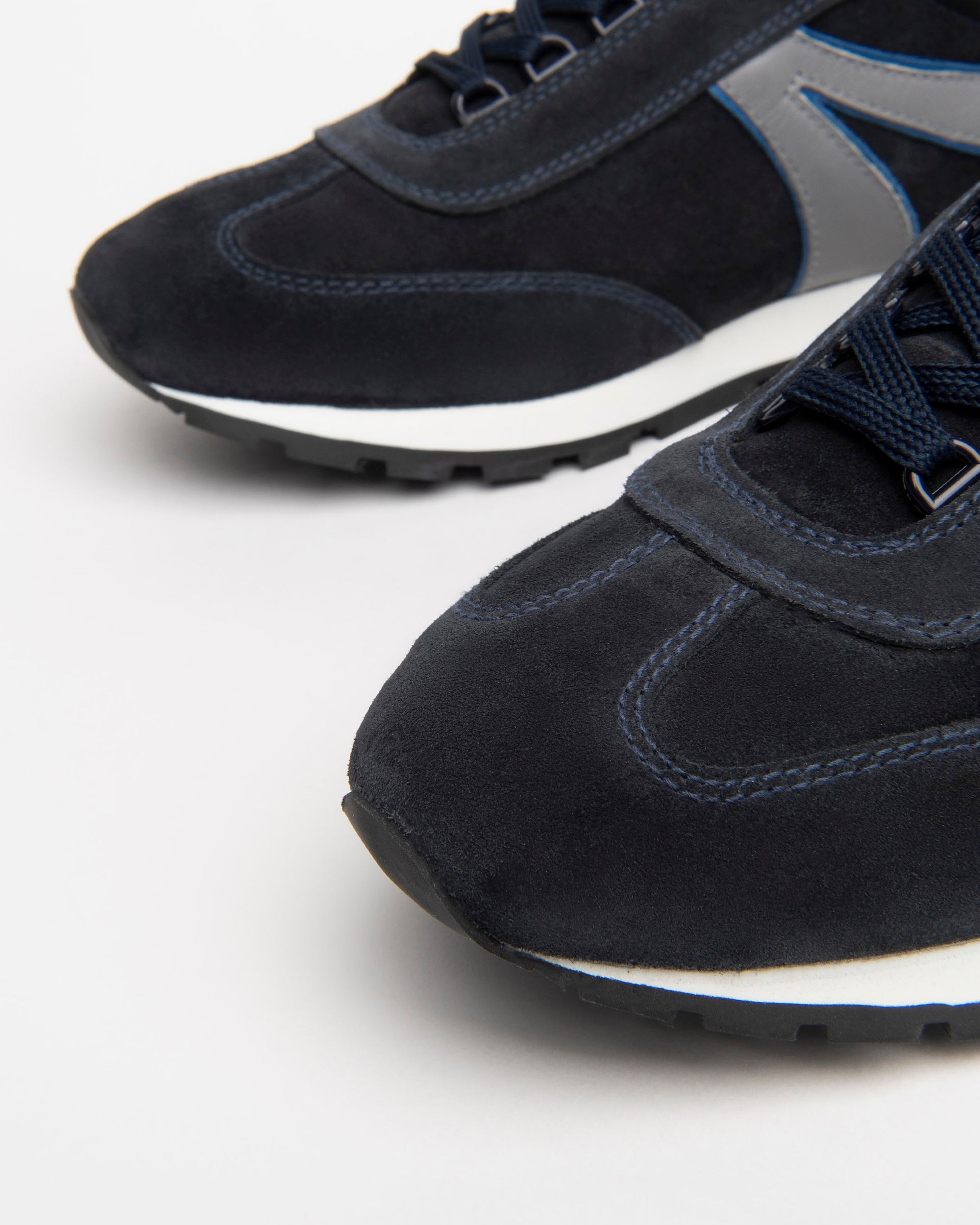 NeroGiardini Sneakers Homme Cuir Velours Bicolore