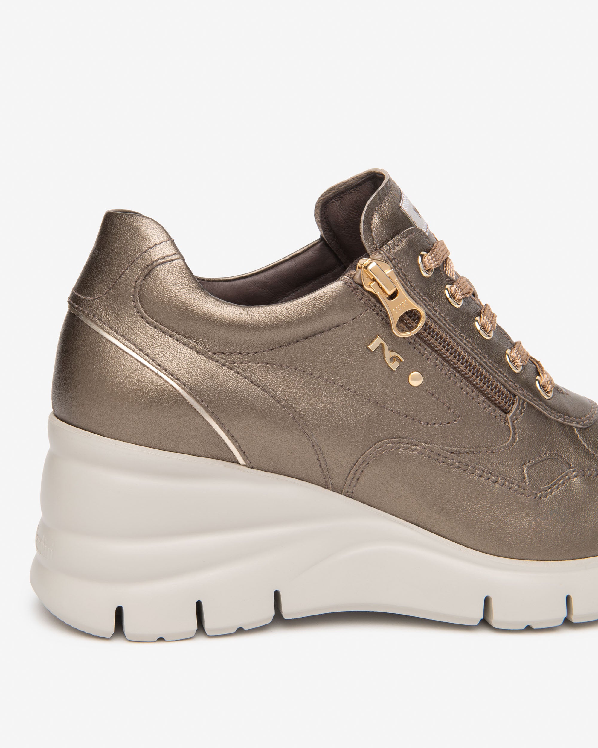 NeroGiardini Sneakers Femme Cuir Compensées 60 mm
