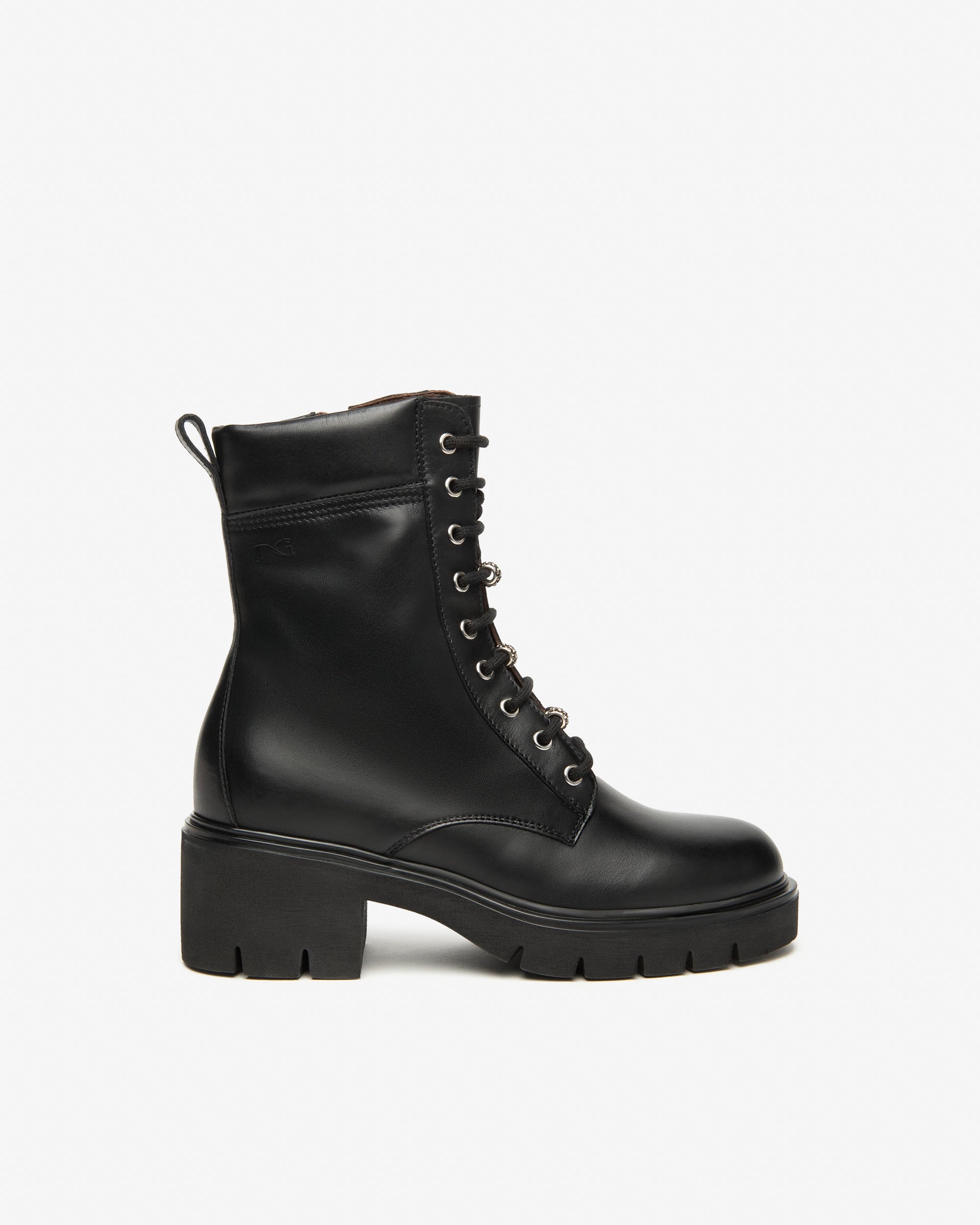 NeroGiardini Bottines Motardes Femme Cuir