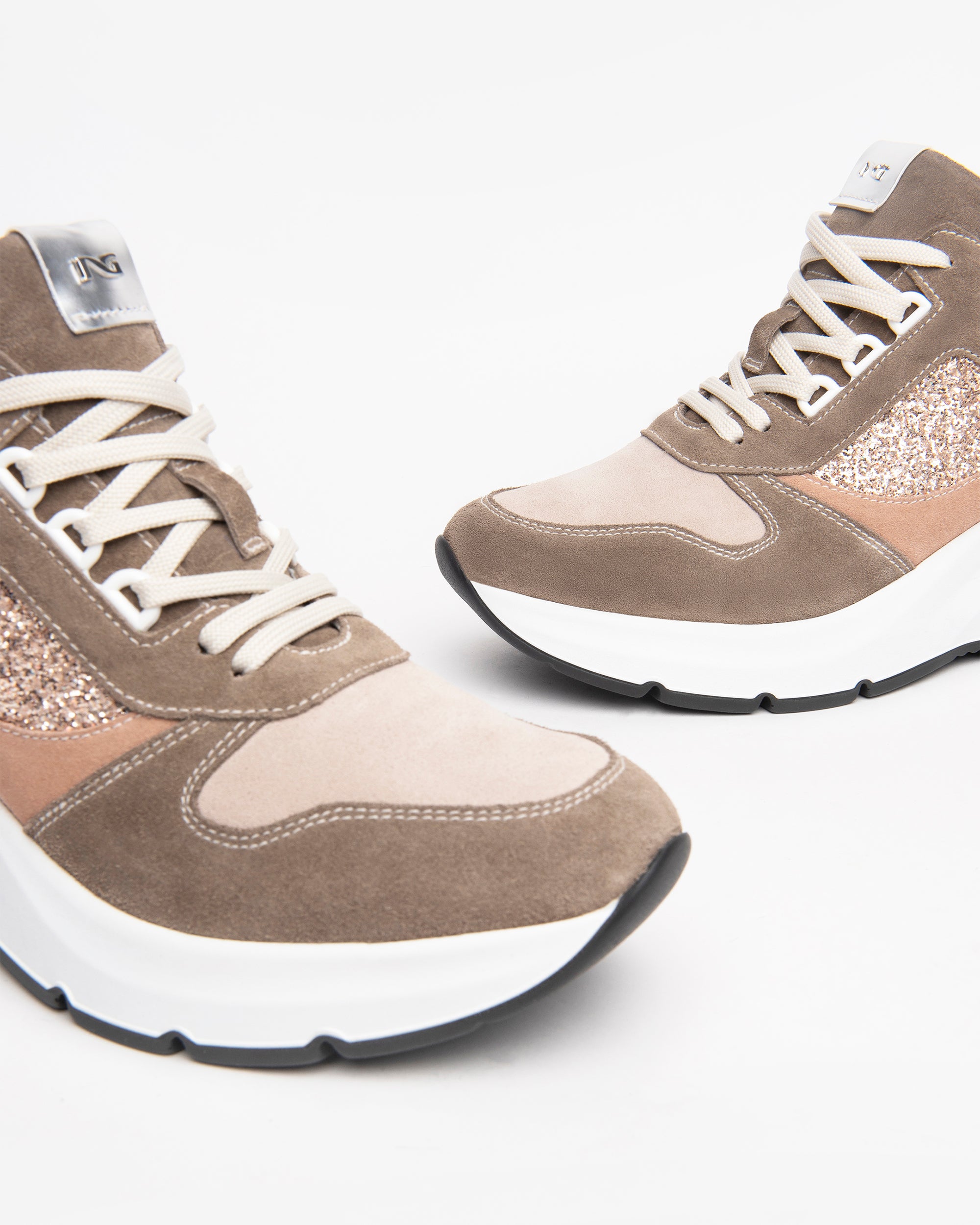 Nerogiardini Sneakers Femme Daim Cuir Toile DryGo