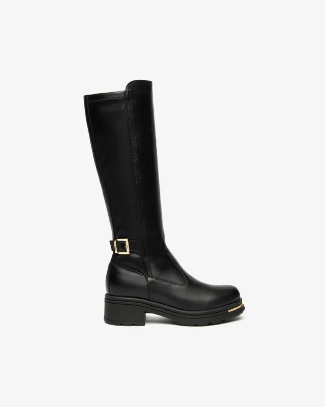 NeroGiardini Bottes cuir technique femme DryGo Memory