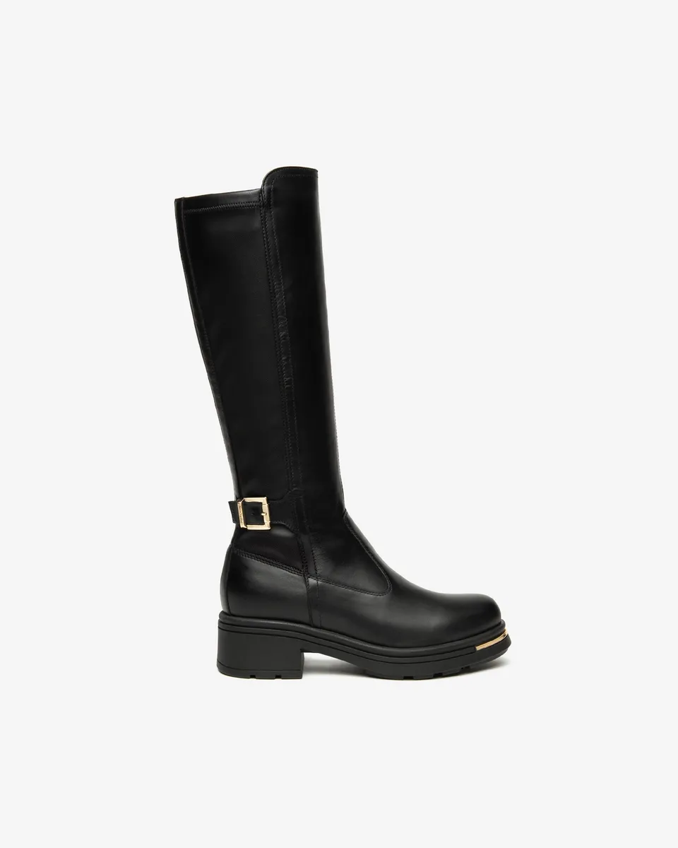 NeroGiardini Bottes cuir technique femme DryGo Memory