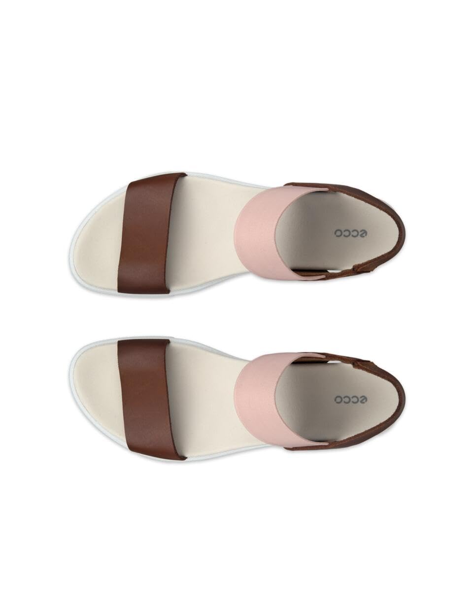 ECCO Damara sandales plates femme noir 41 EU trois brides