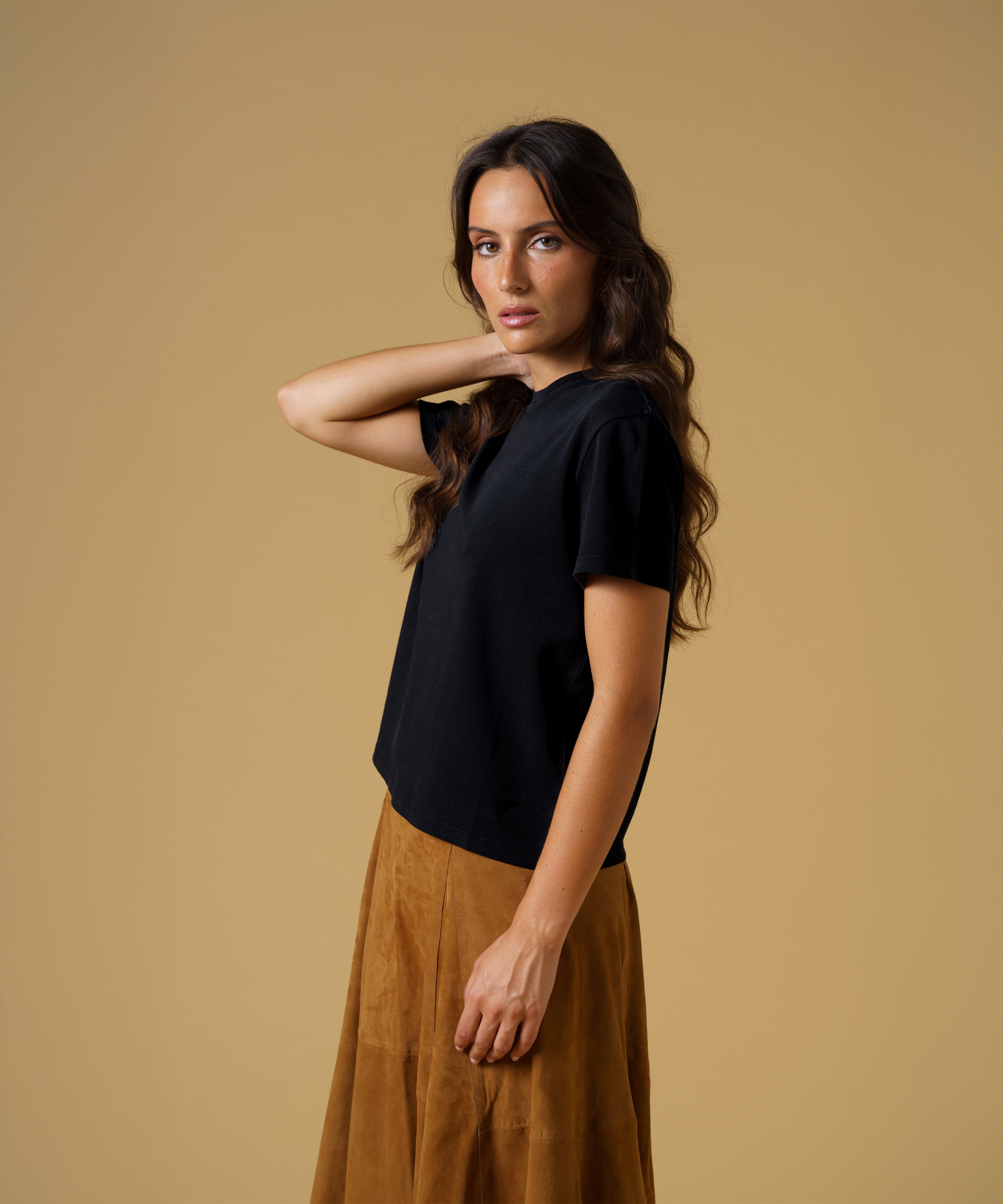 JAK T-Shirt 01 t-shirt femme noir coton bio