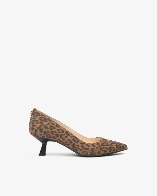 NeroGiardini Escarpins Femme Cuir Velours Léopard 38