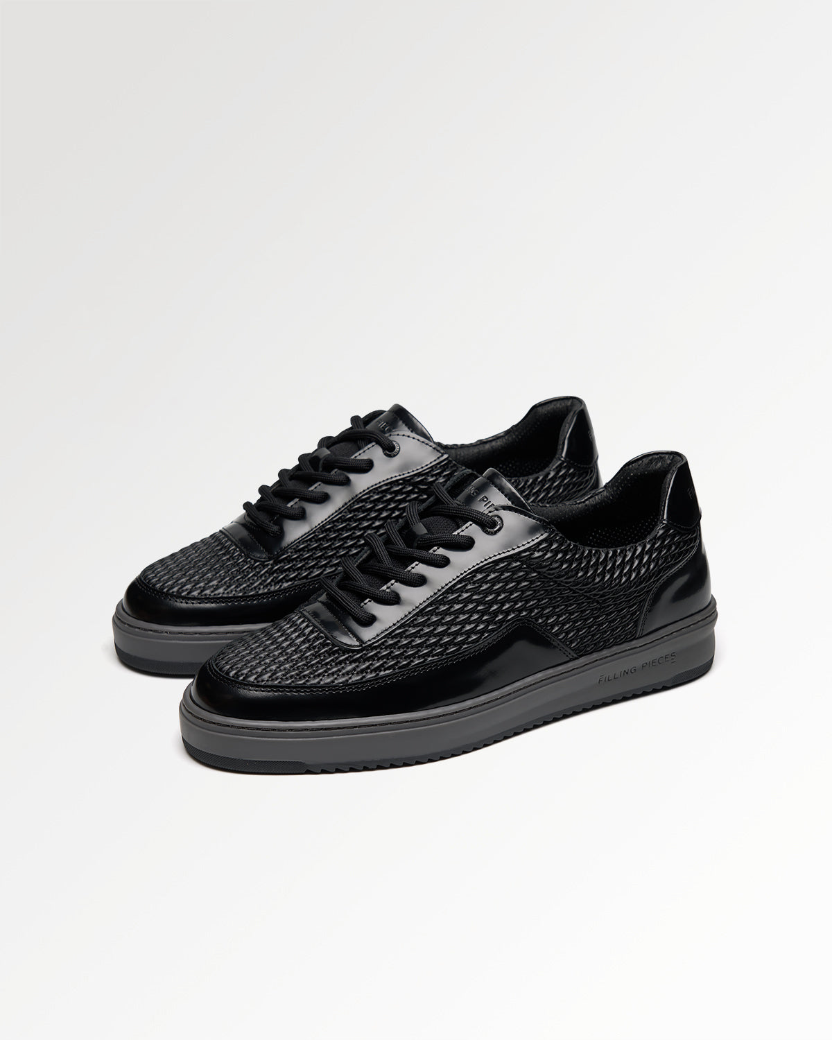Filling Pieces Mondo Reed Black sneaker noir cuir 42
