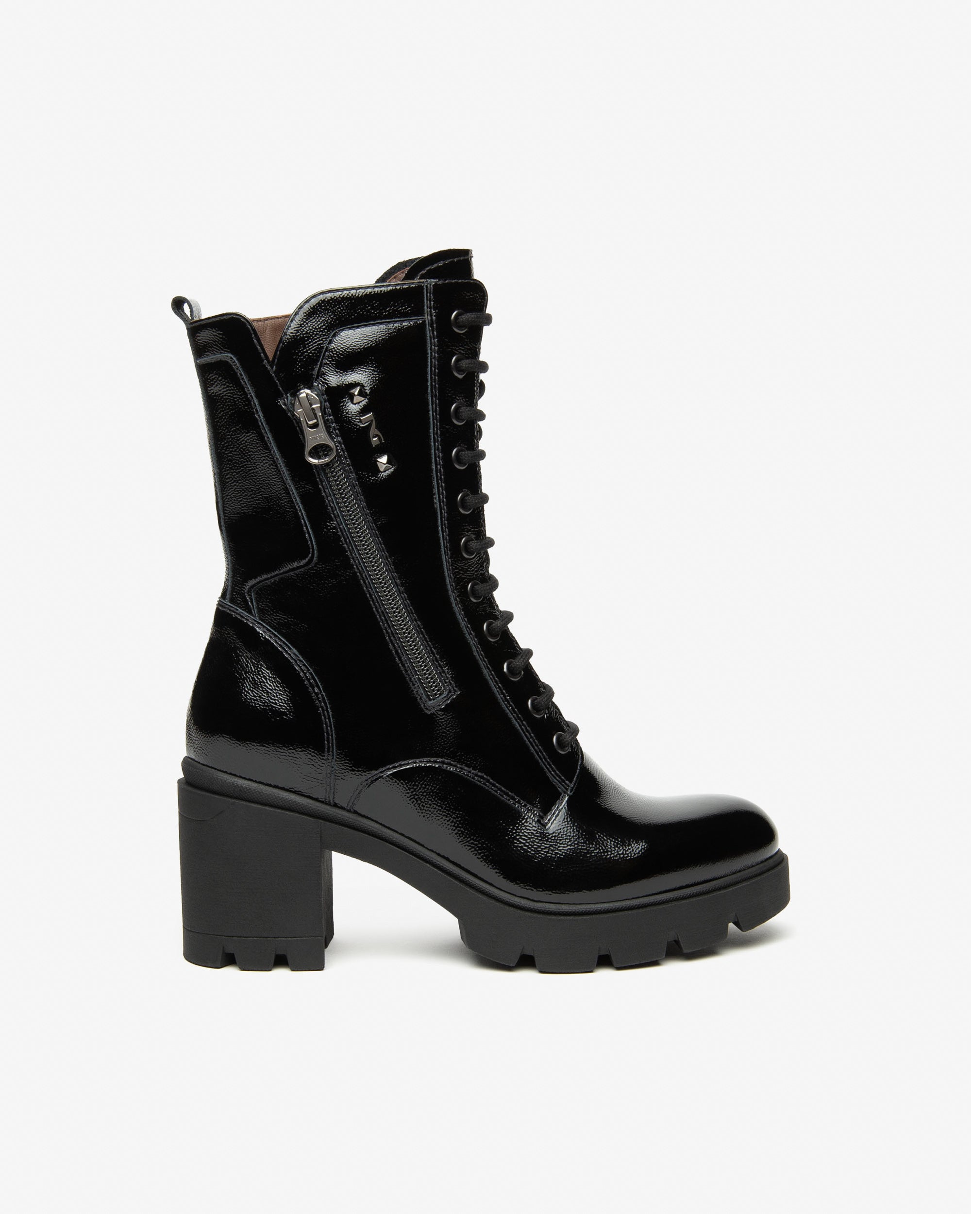 NeroGiardini Bottines Motardes Femme Vernis