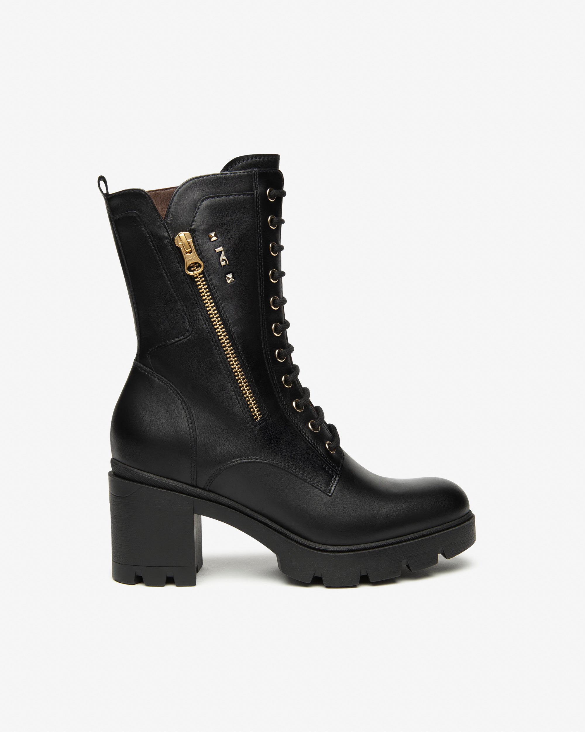 NeroGiardini Bottines Motardes Femme Cuir Hiver 38