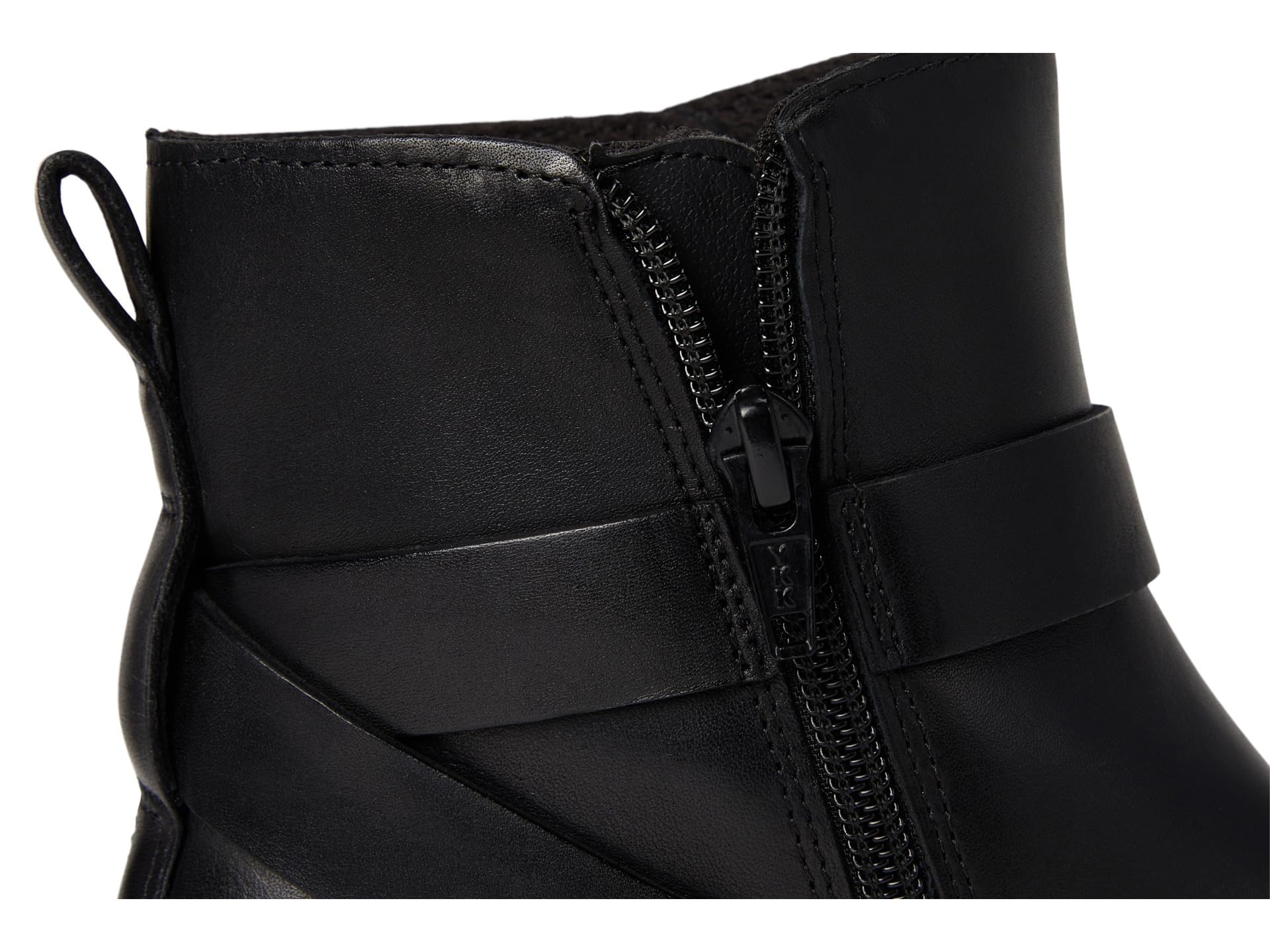 ECCO Dress Classic 35 Boots cuir noir talon 35 EU