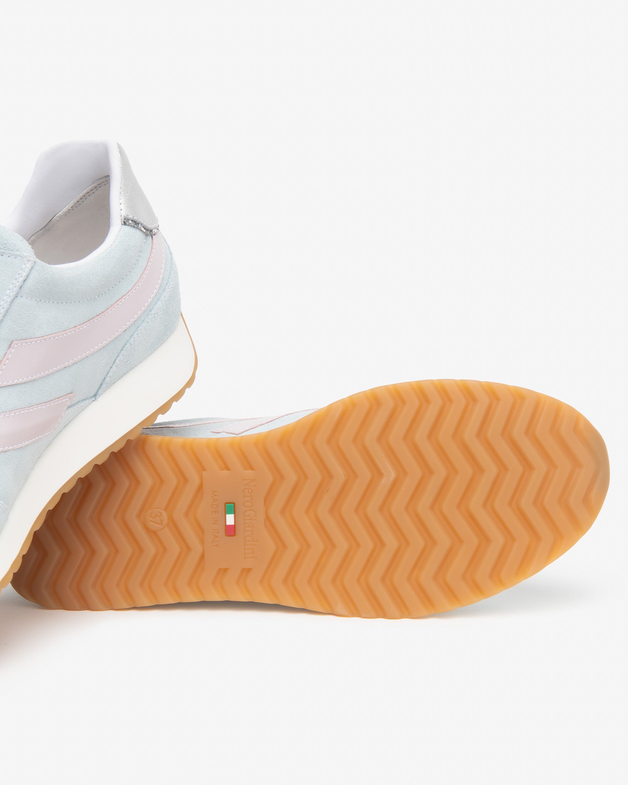 NeroGiardini Sneakers Femme Cuir Velours Memory Été