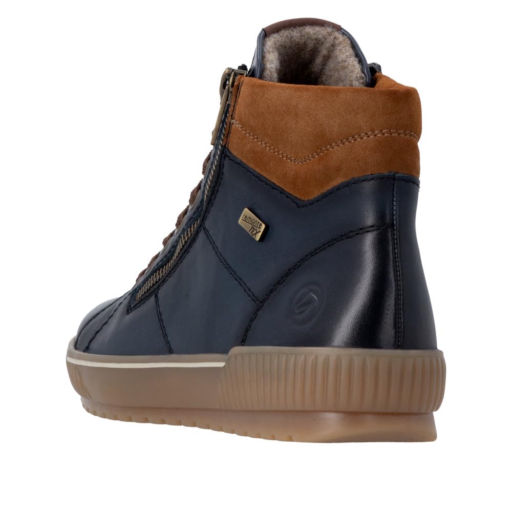 Remonte D0772 Bottes Lacets Femme Bleu 39 EU Tex
