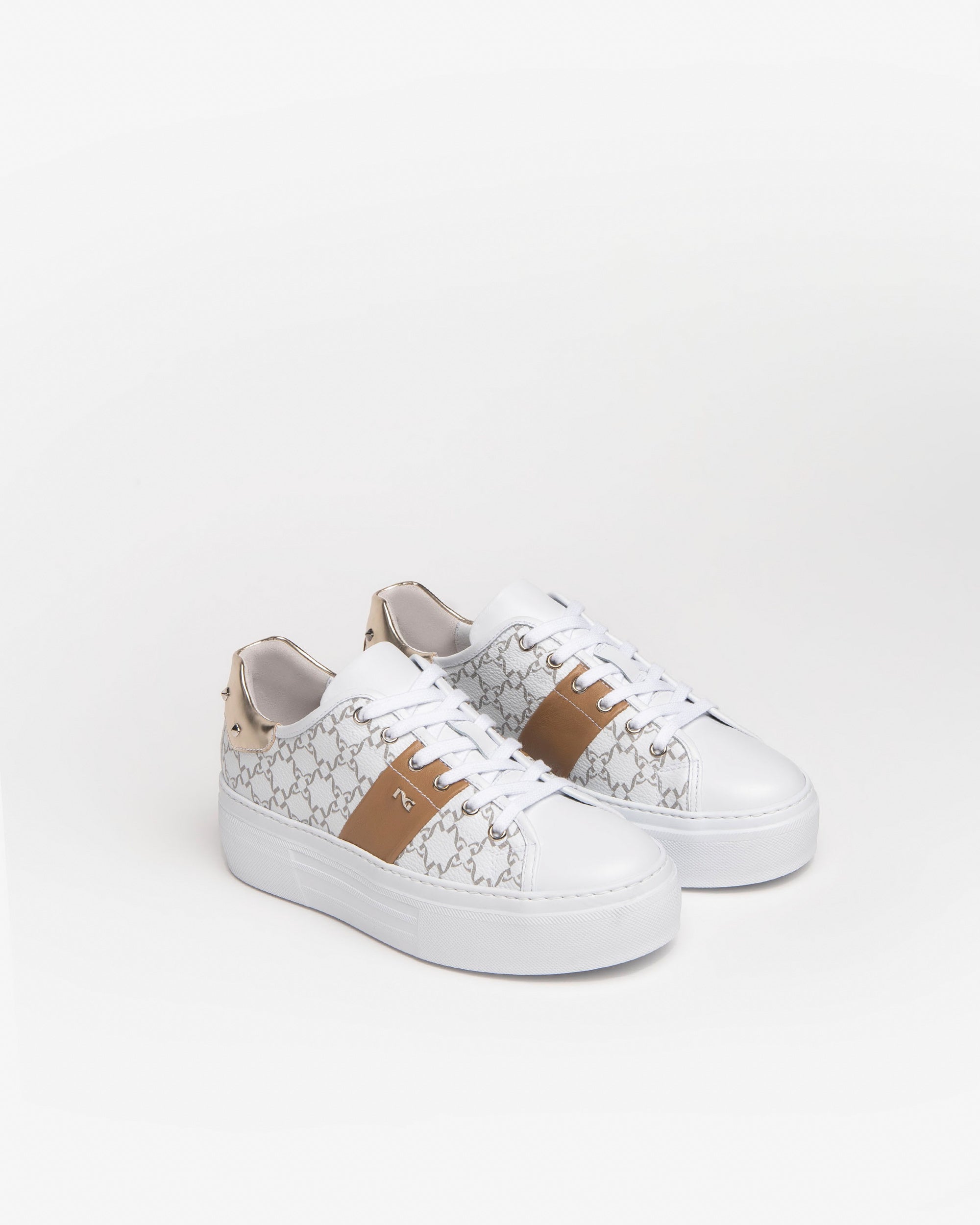 NeroGiardini Sneakers cuir femme DryGo confort été