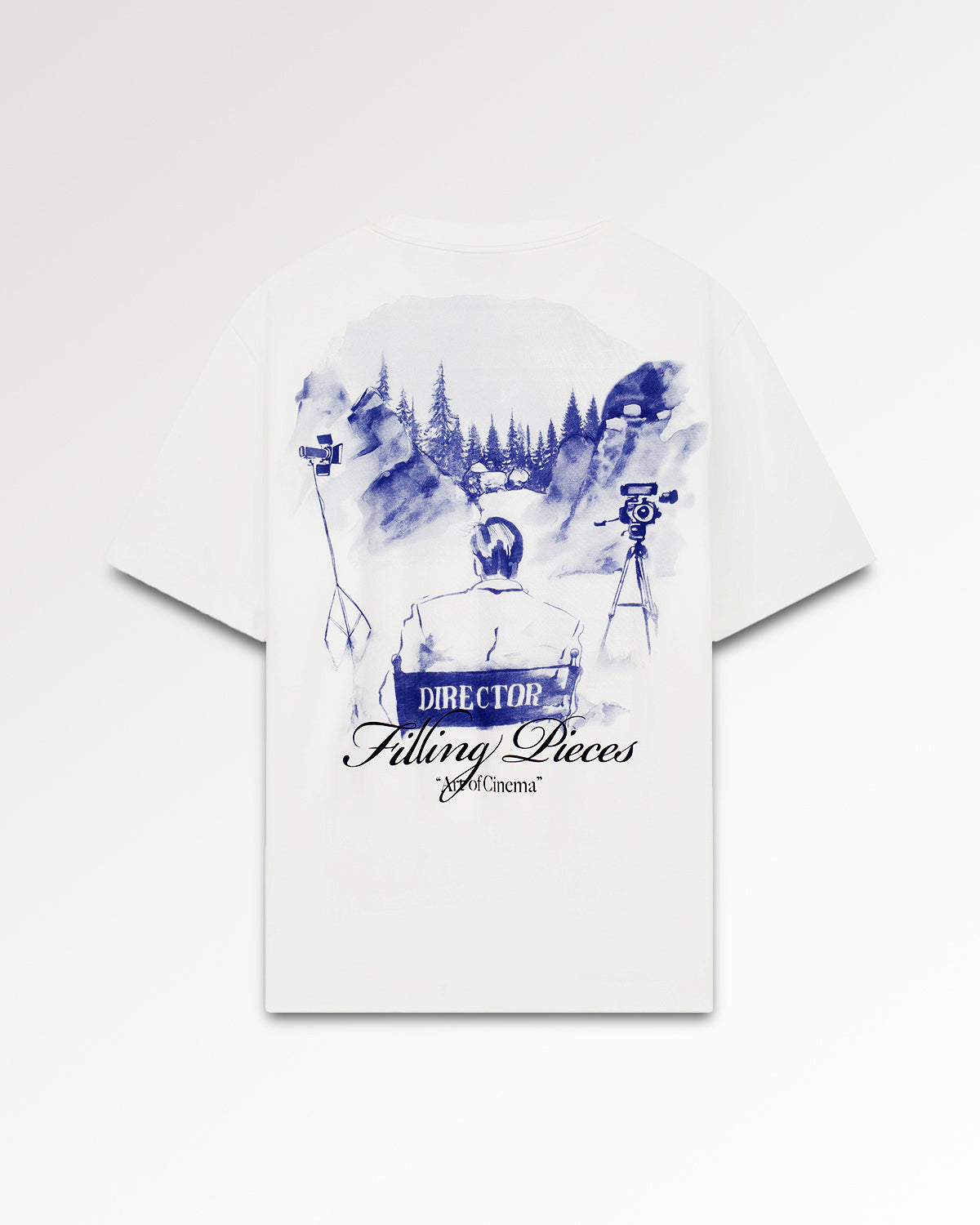 Filling Pieces Director T-Shirt Blanc Coton Bio