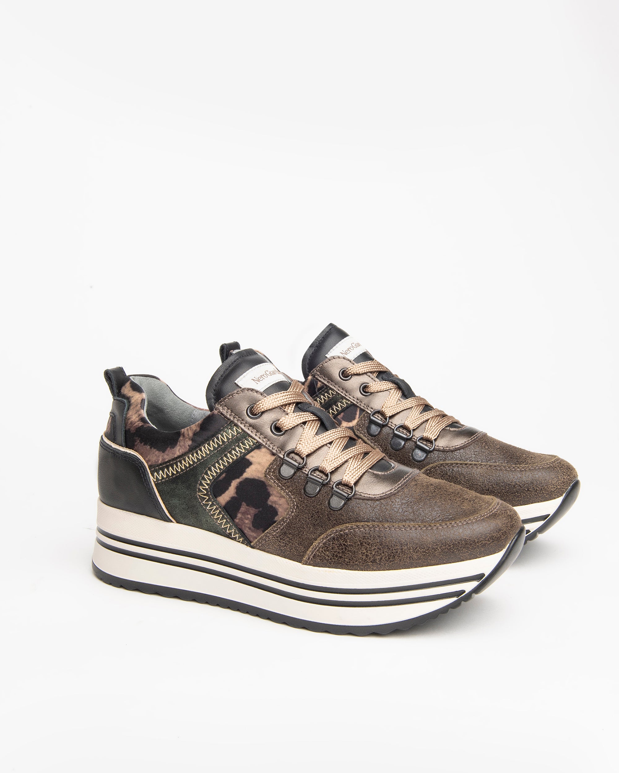 NeroGiardini Sneakers Femme Cuir Technique DryGo Ville