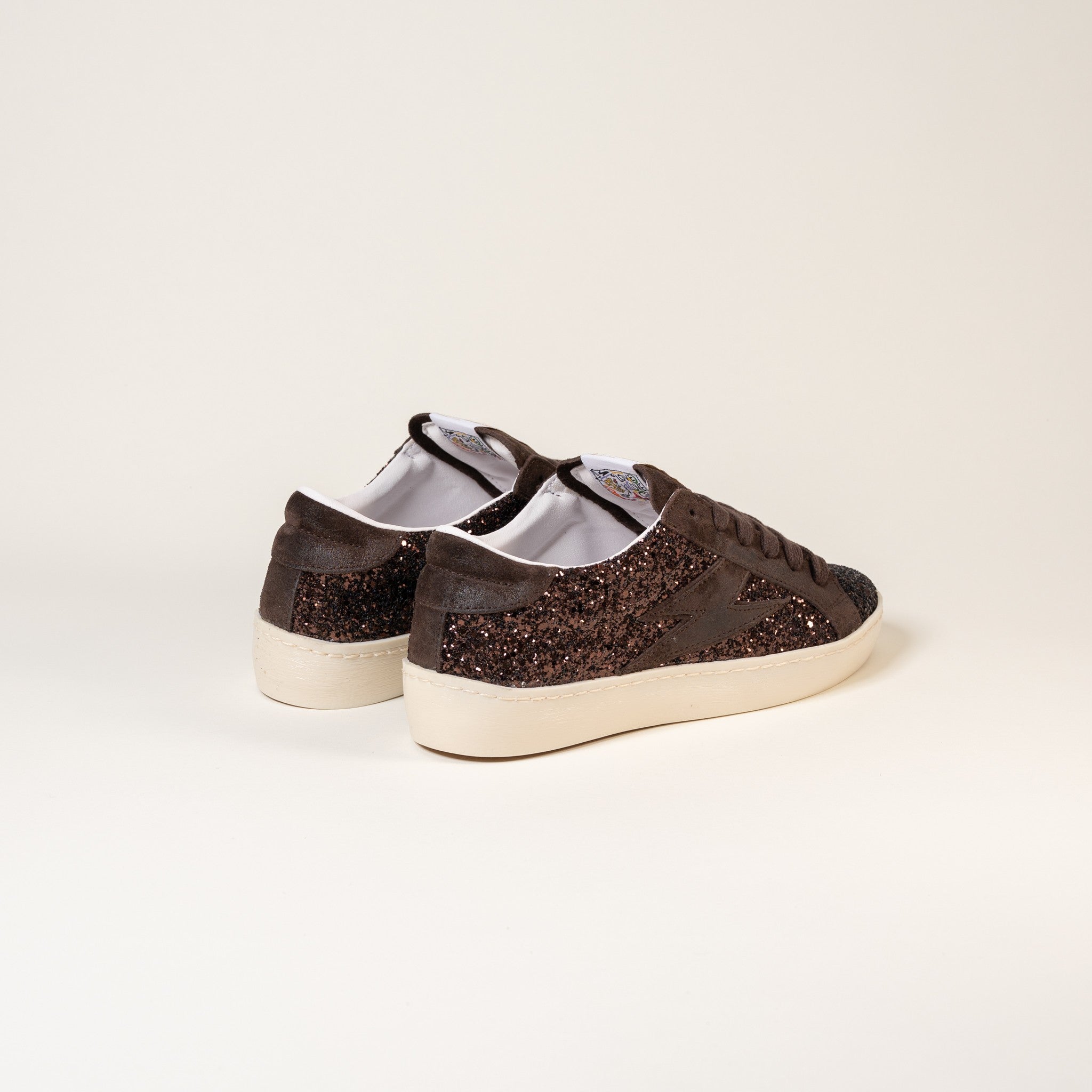 SMR Semerdjian Maya E179 basket glitter marron