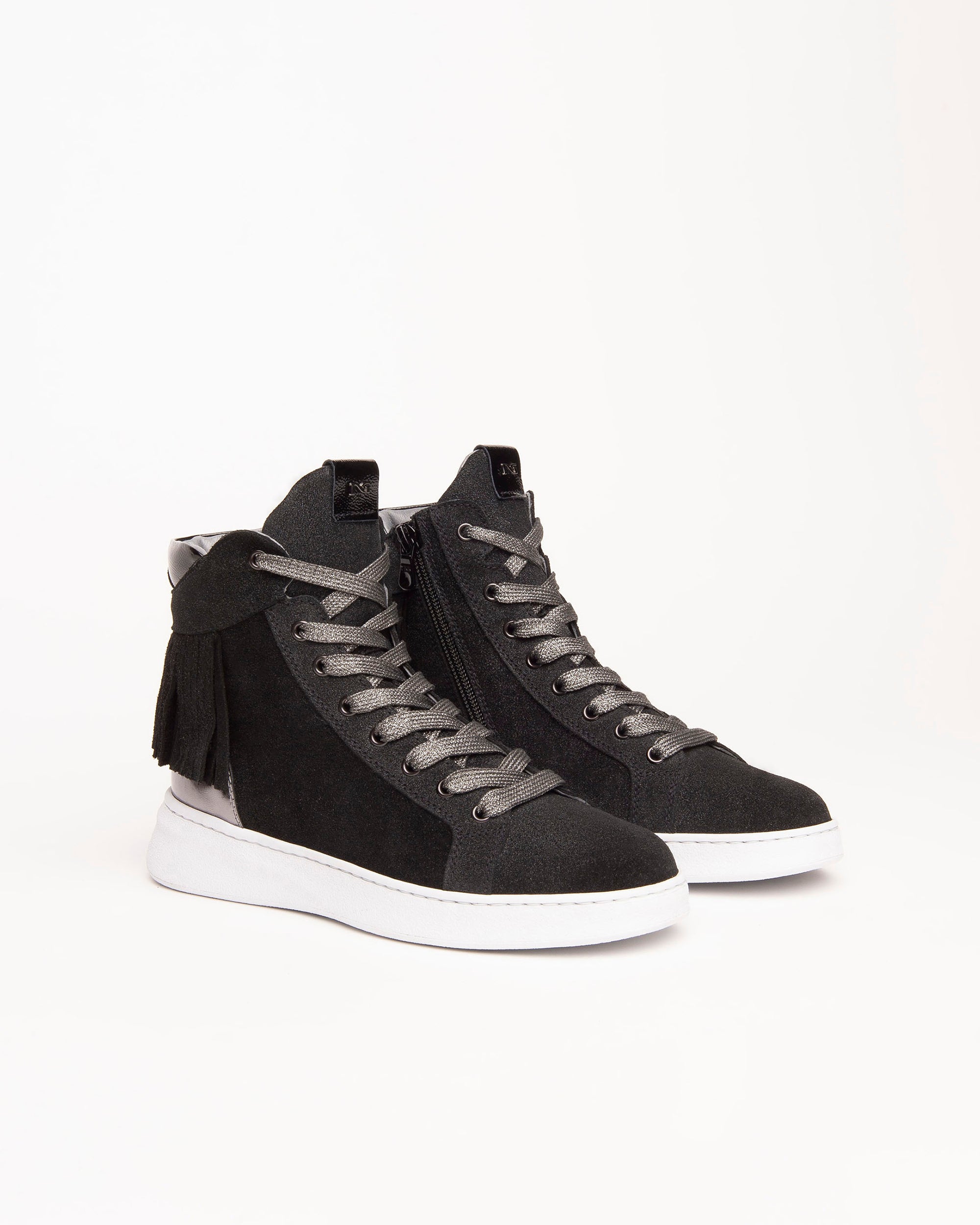 NeroGiardini Sneakers Montantes Femme Cuir 37 Boho