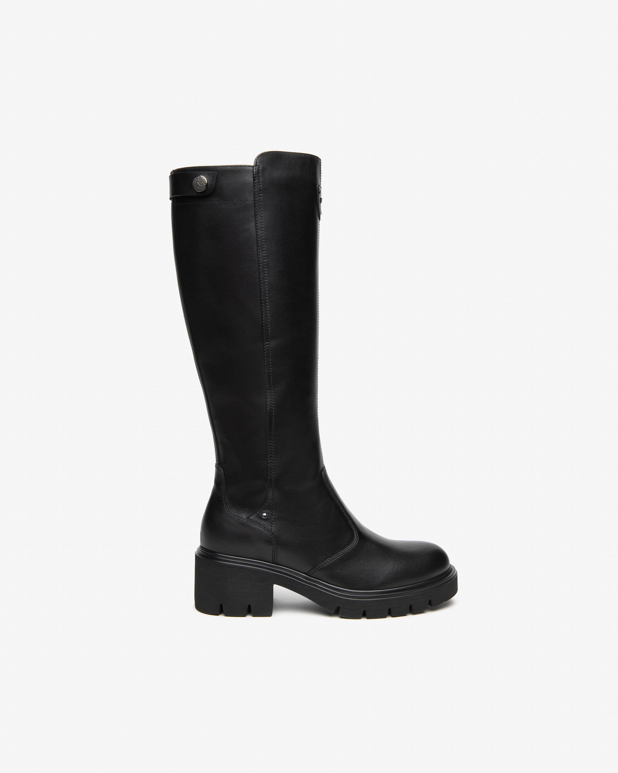 NeroGiardini Bottes Femme en Cuir Talon 60 mm Zip
