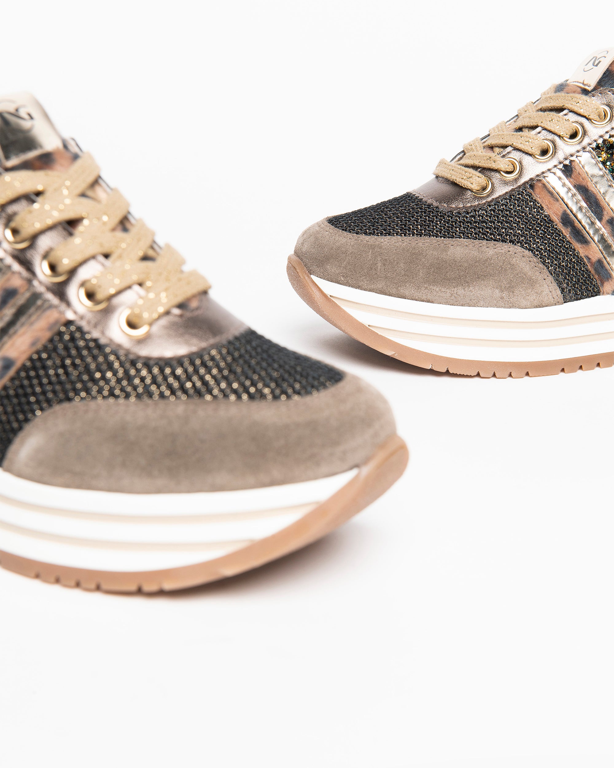 NeroGiardini Sneakers Teens Fille Velours Paillettes