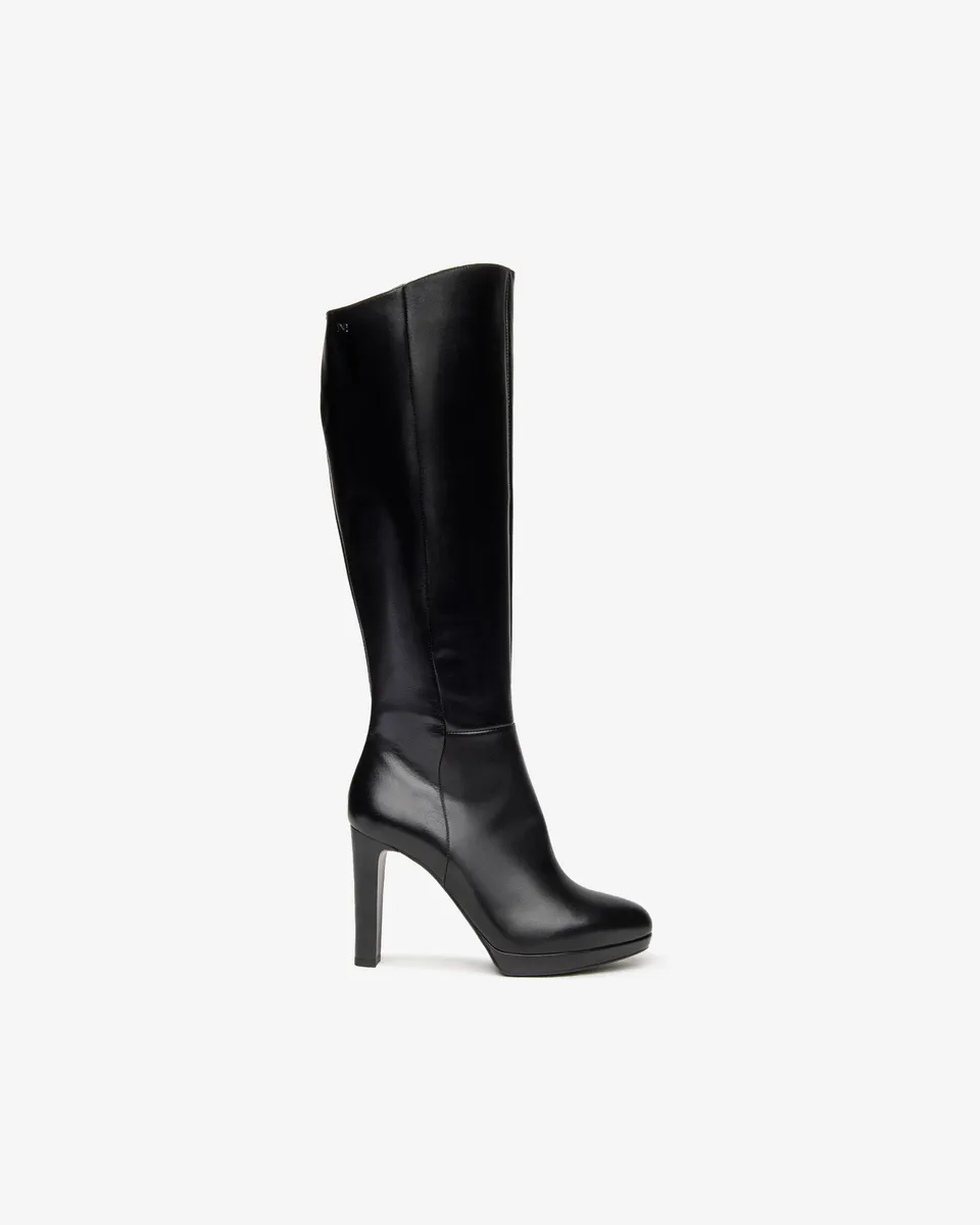 Nerogiardini Bottes Femme Cuir Automne-Hiver 35-41