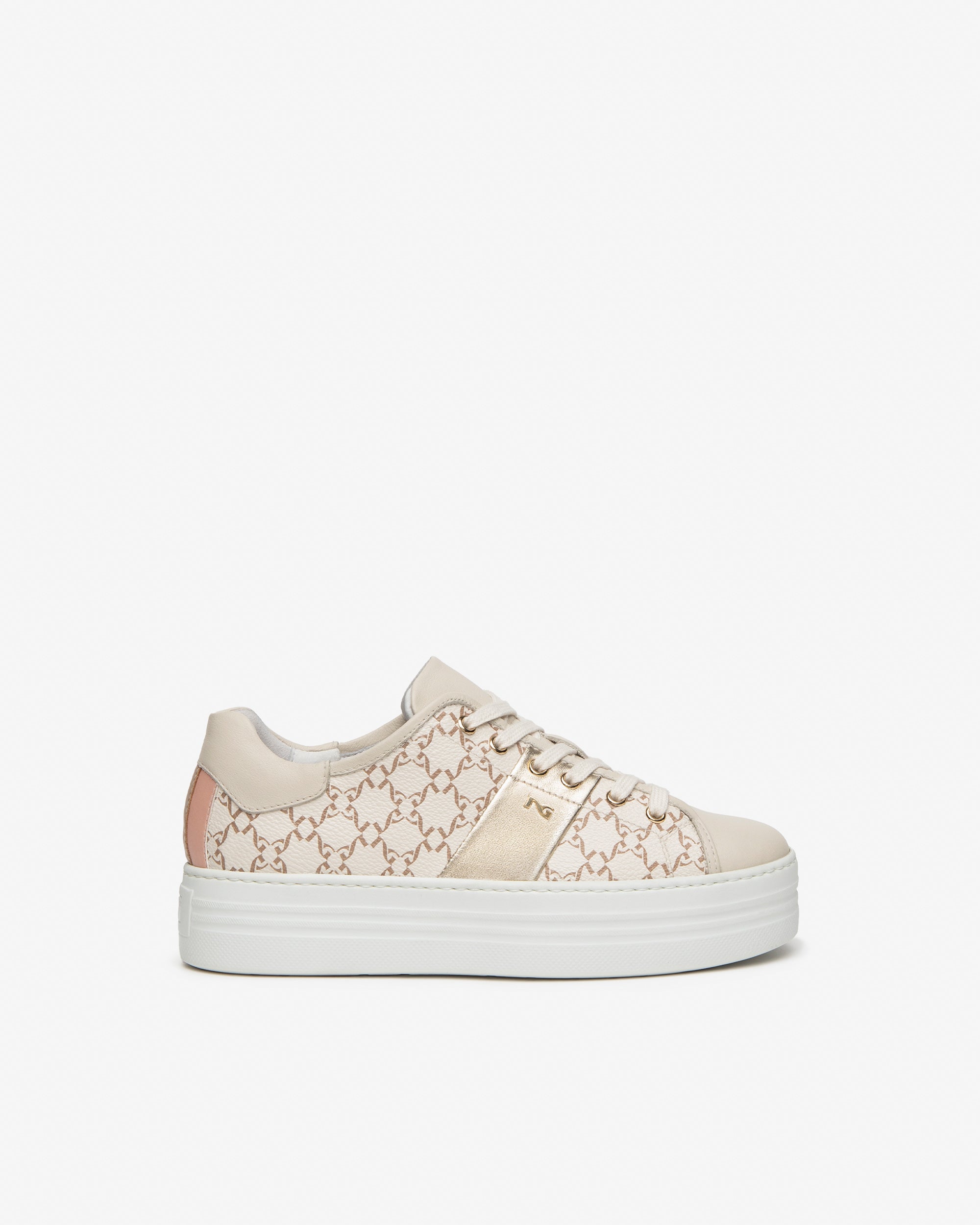 Nerogiardini Sneakers Femme Cuir Tissu Technique Baskets Été
