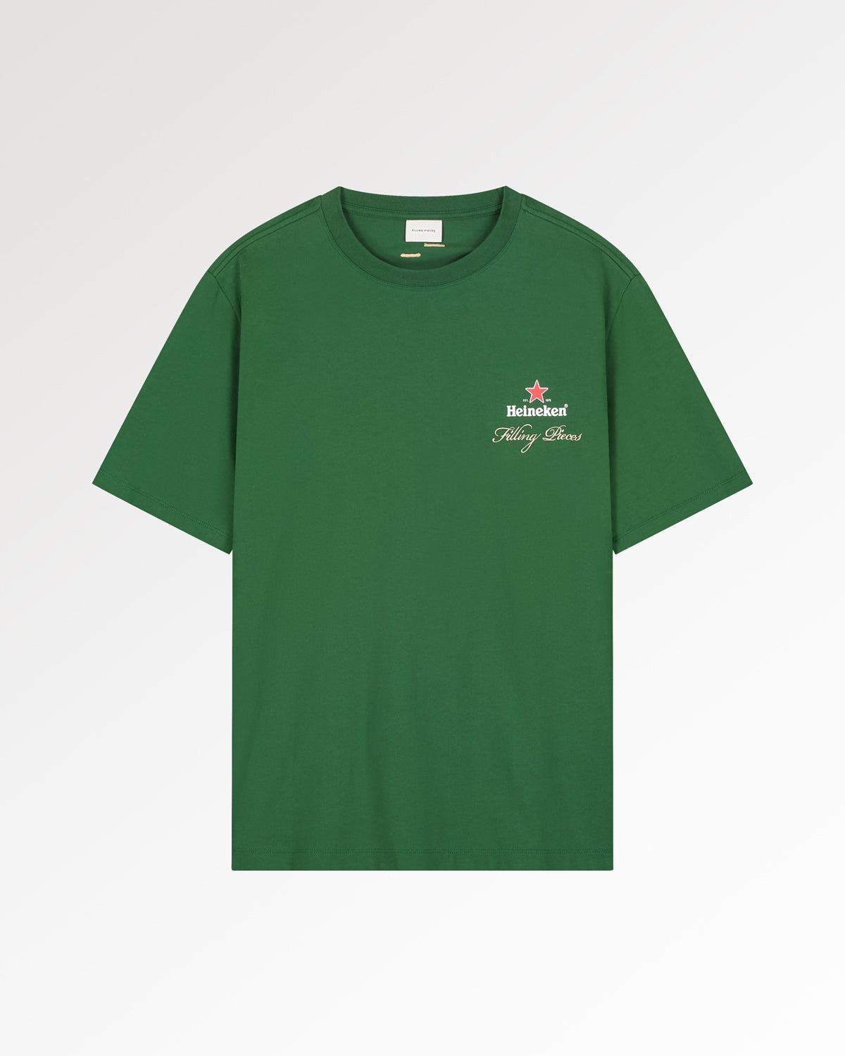 Filling Pieces Heineken Cafe t-shirt vert coton bio