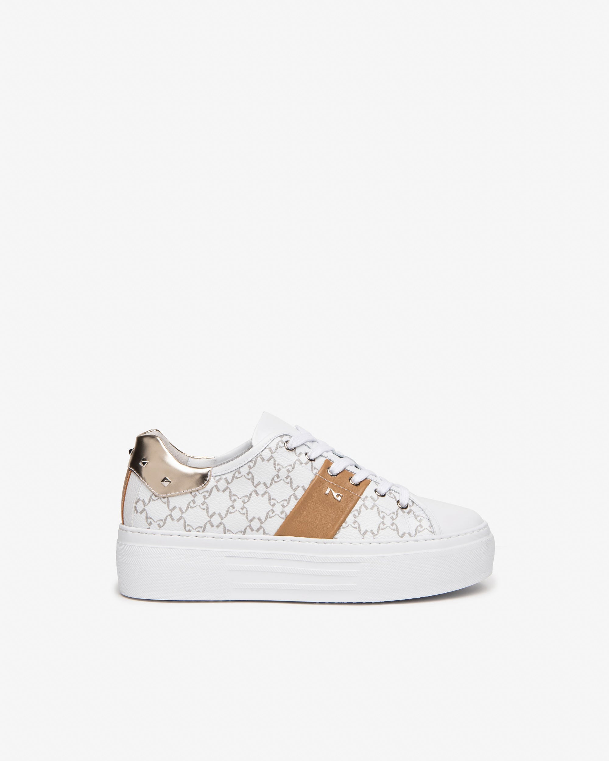 NeroGiardini Sneakers cuir femme DryGo confort été