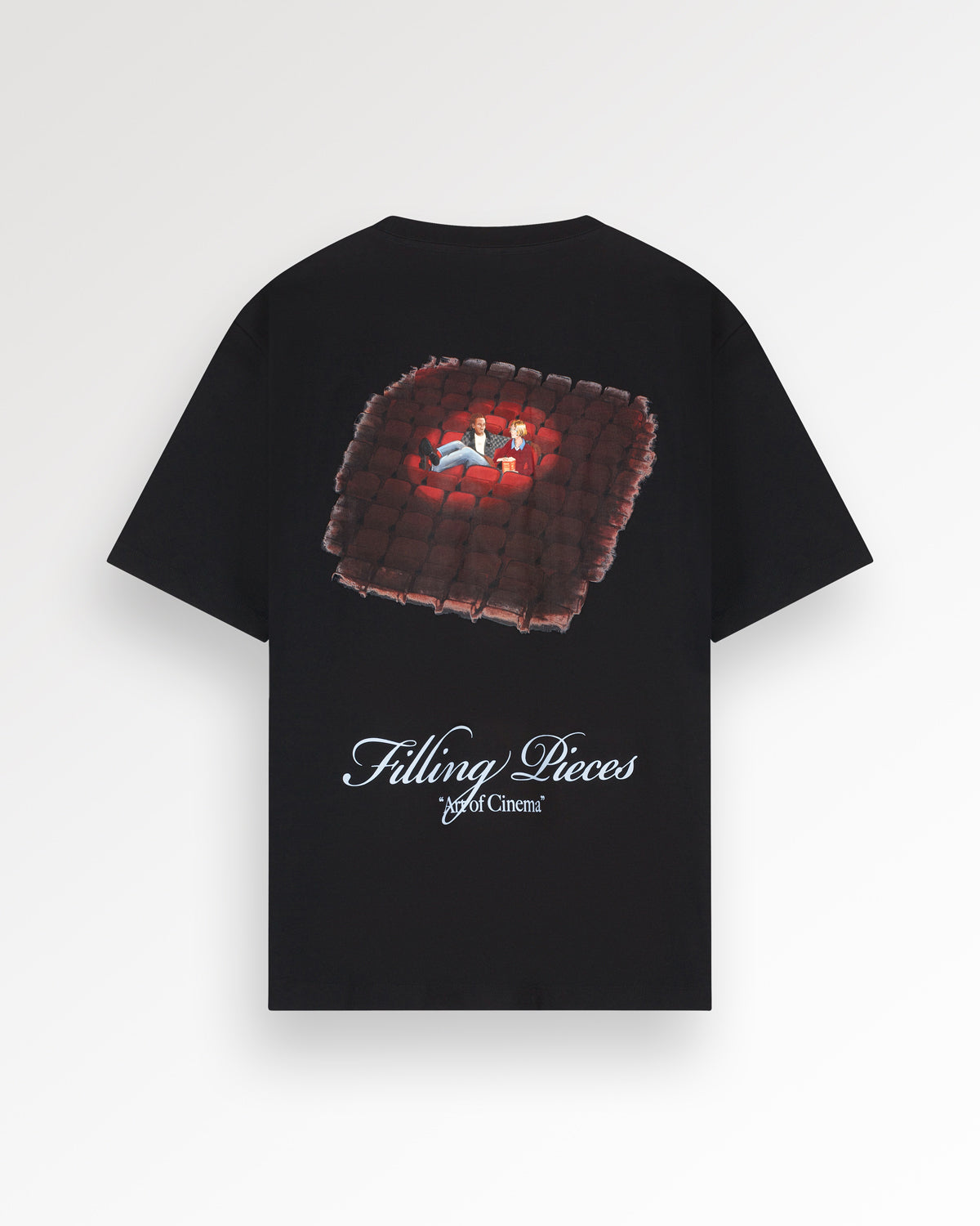Filling Pieces Cinema T-shirt Black coton imprimé dos