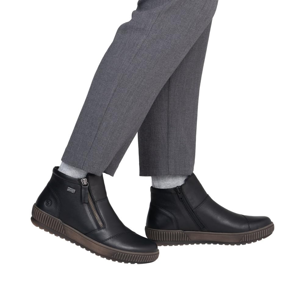 Remonte D0783 bottines femme 39 EU noir cuir TEX