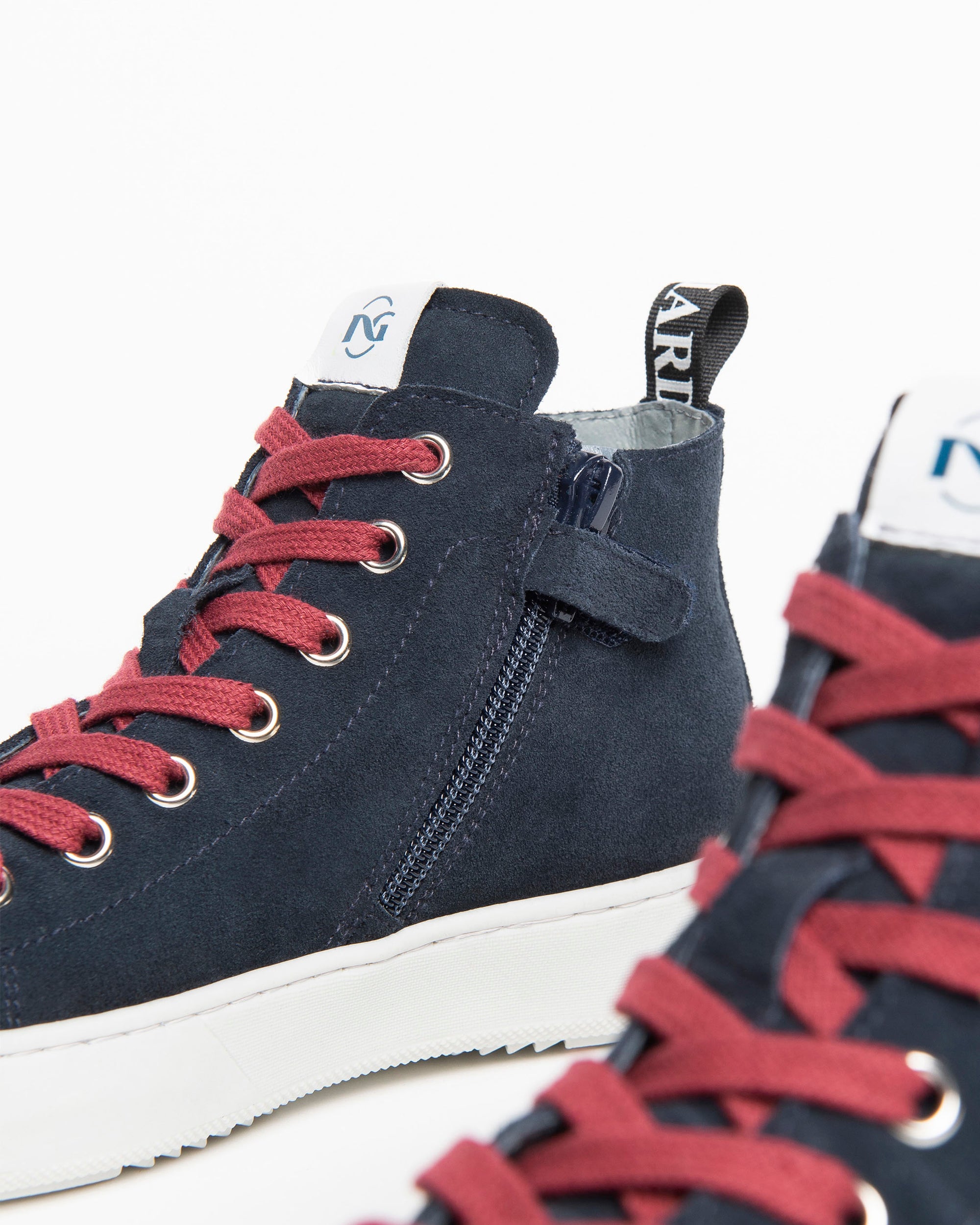 NeroGiardini Sneakers Teens Garçon Daim Baskets Zip