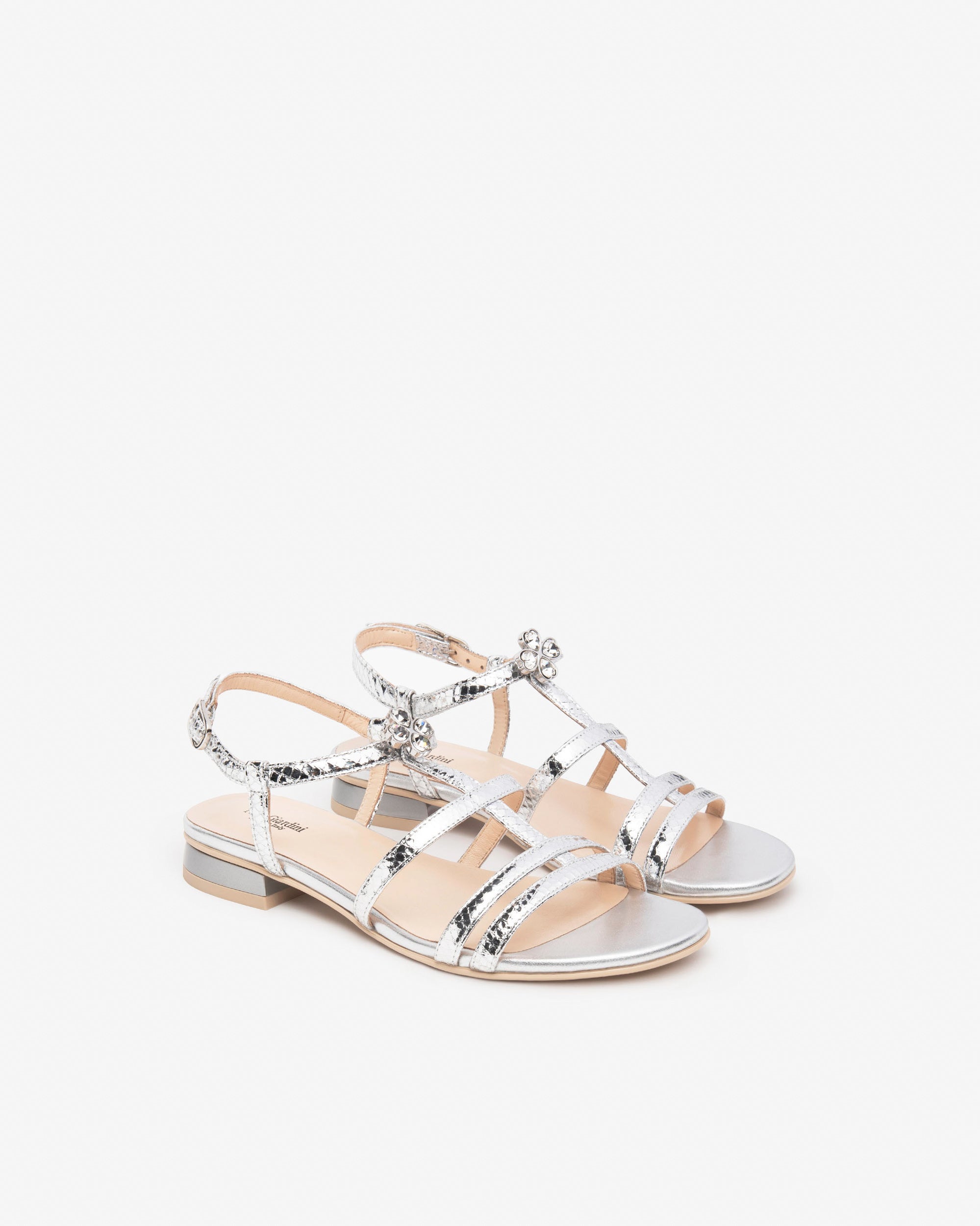 Nerogiardini Sandales Femme en Cuir Été Confort