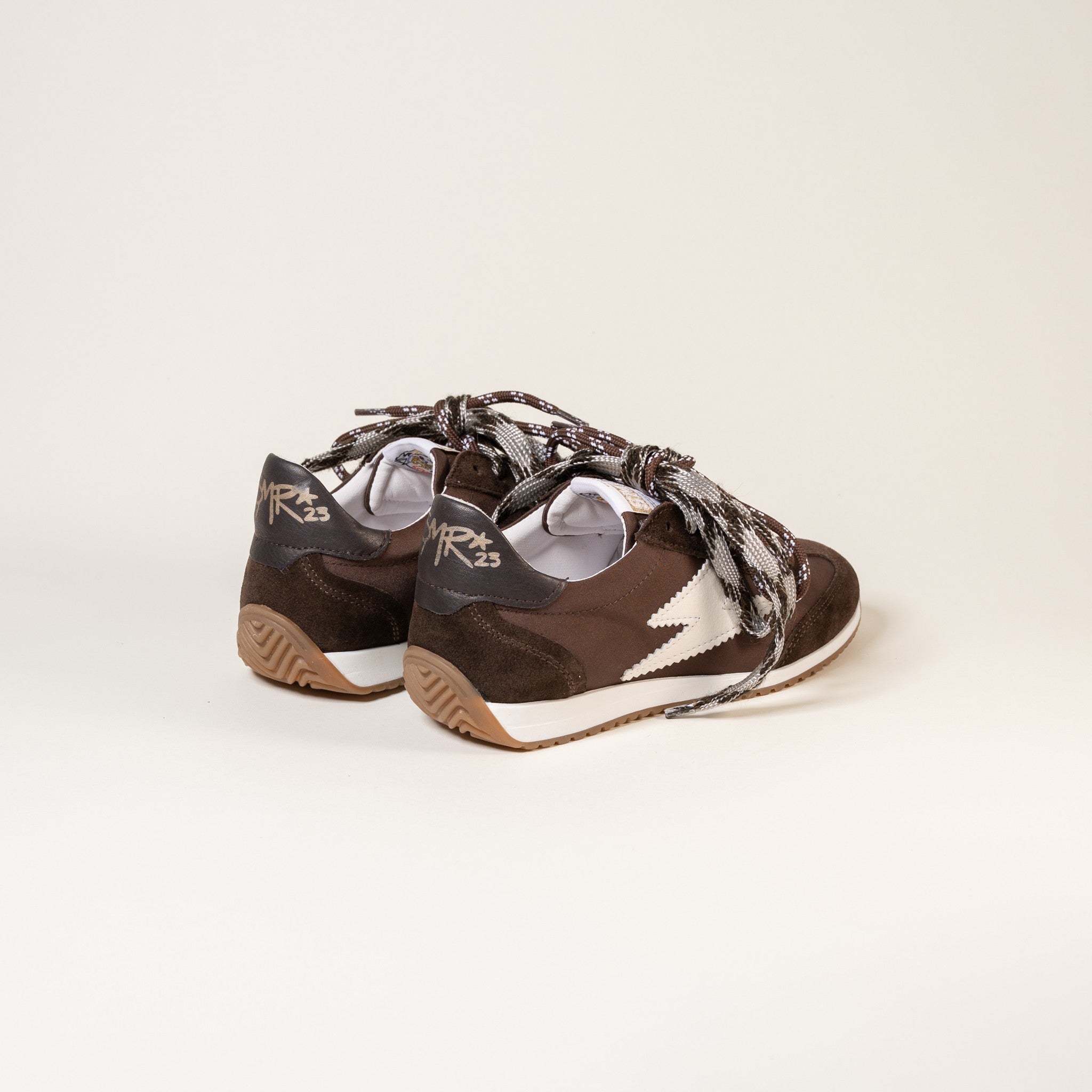 SMR June E278 baskets marron blanc taille 36