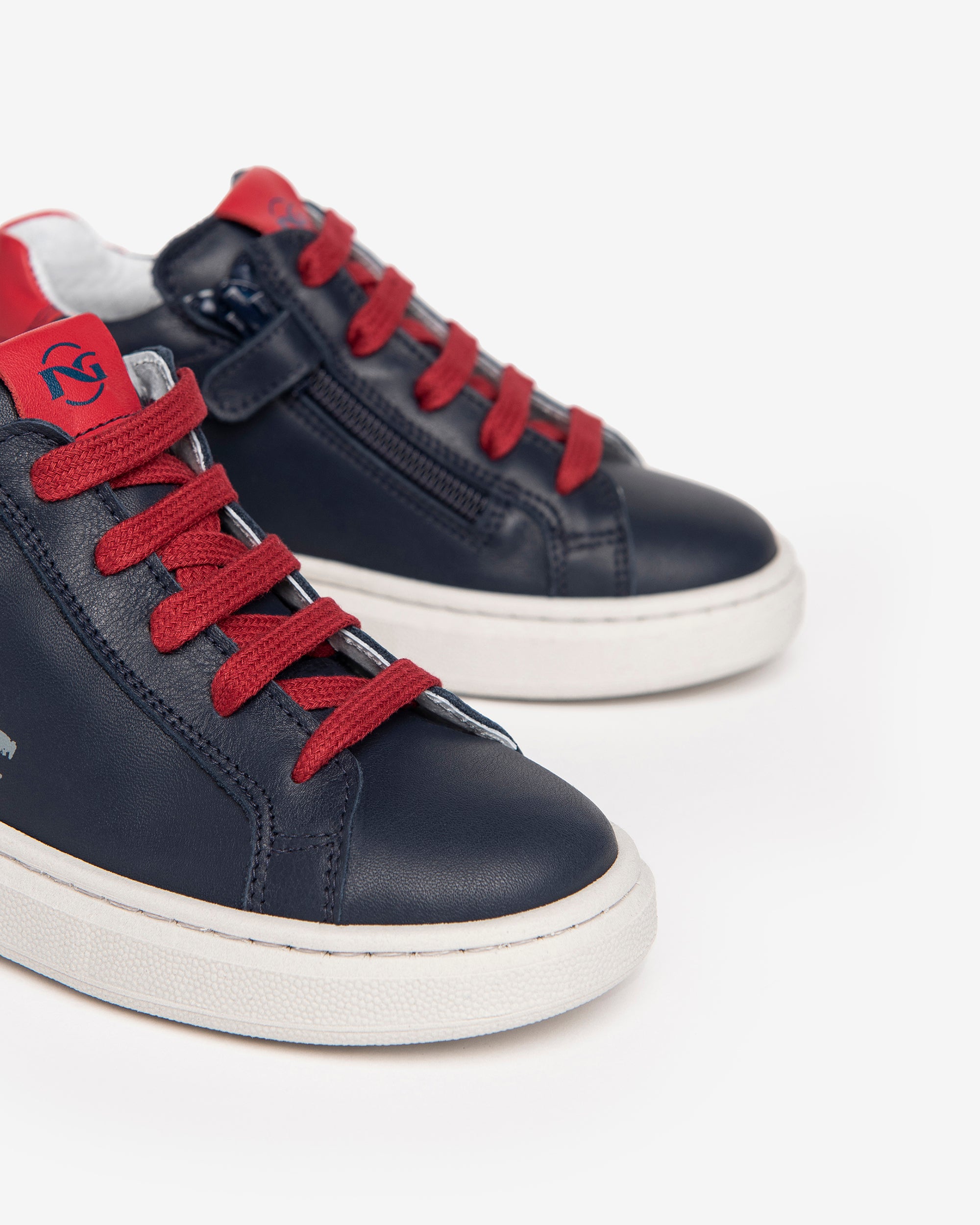 Nerogiardini Sneakers Garçon Cuir DryGo Semelle Légère