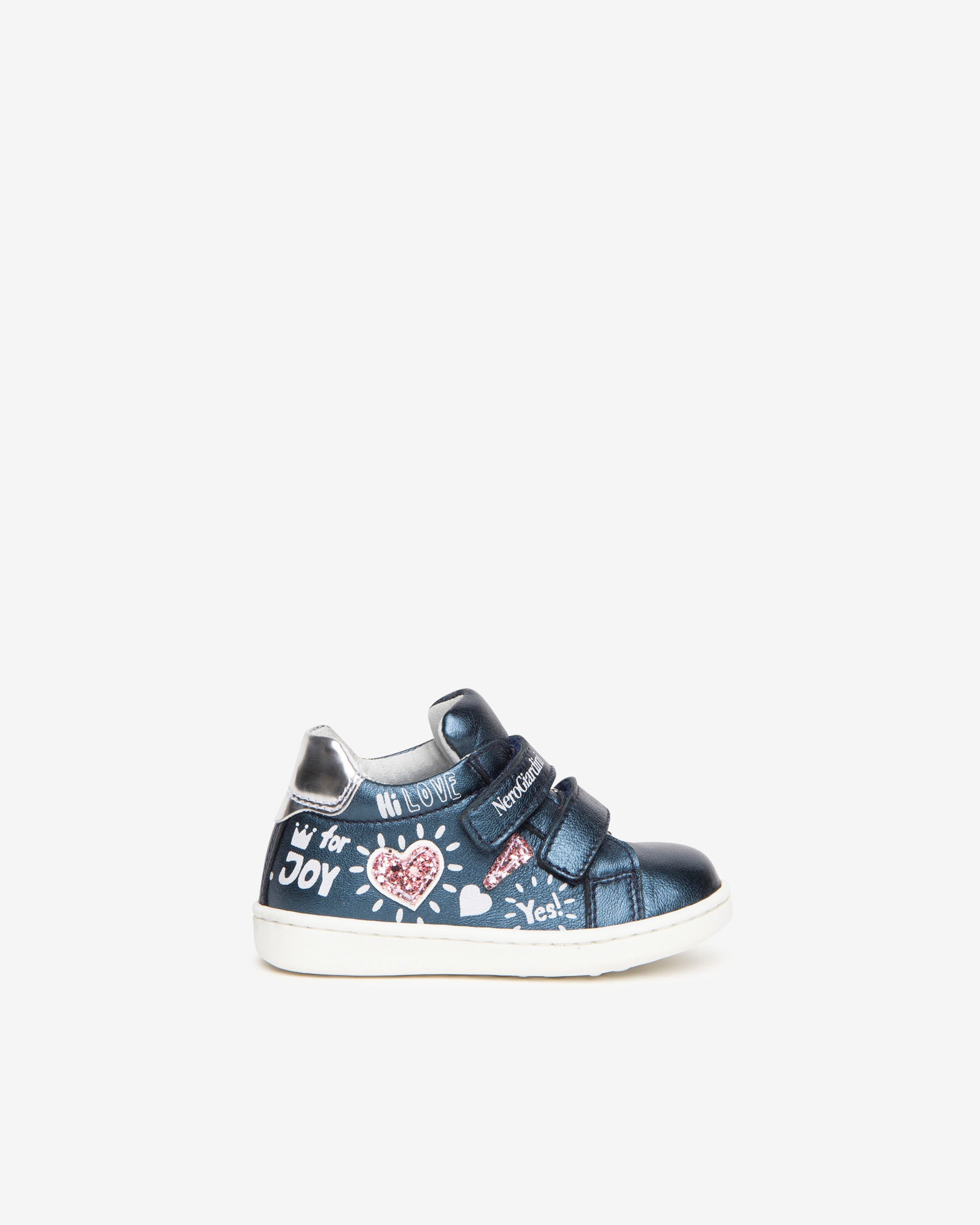 NeroGiardini Sneakers Baby Fille Cuir Lamé Scratch 22