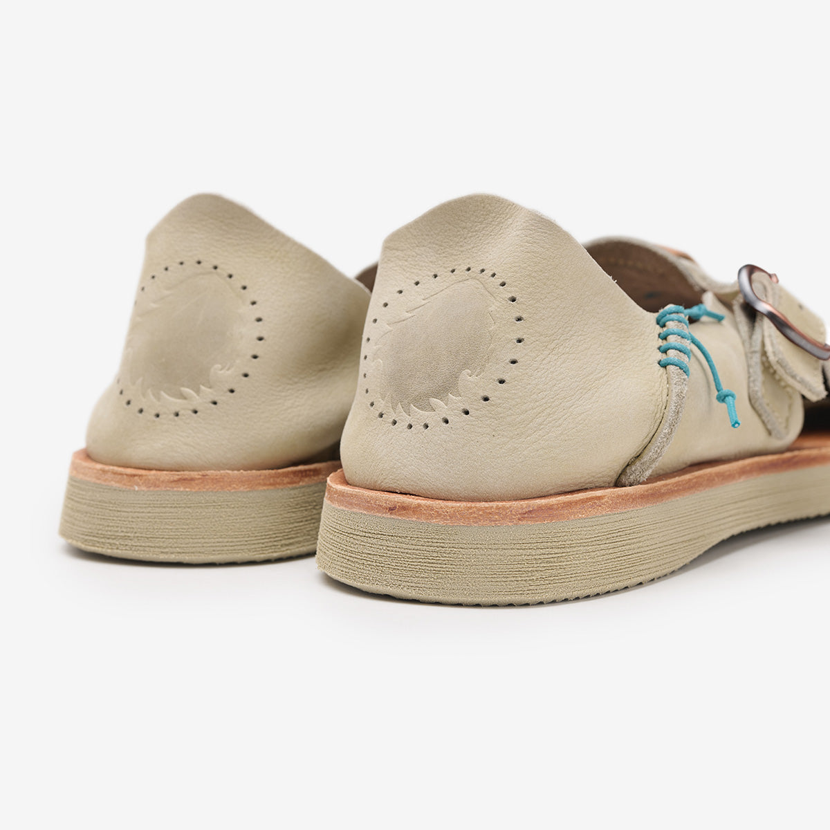 Satorisan Benirras Premium sandales cuir vert