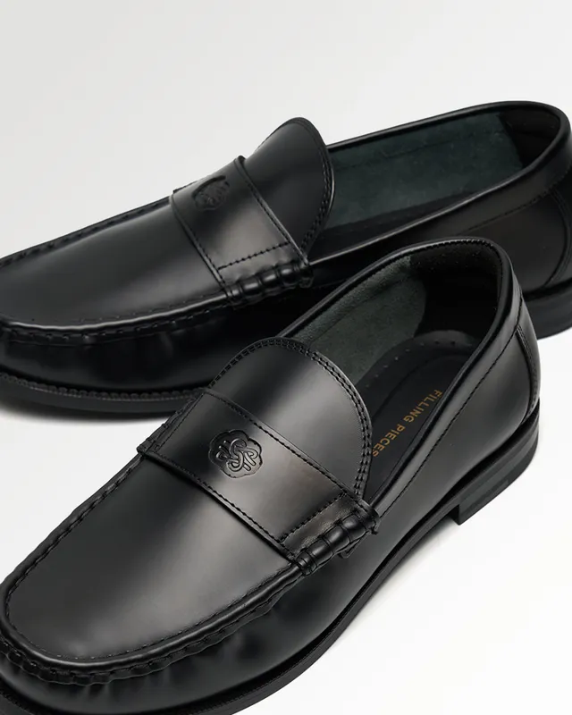 Filling Pieces Lux Loafer Polido mocassin cuir noir