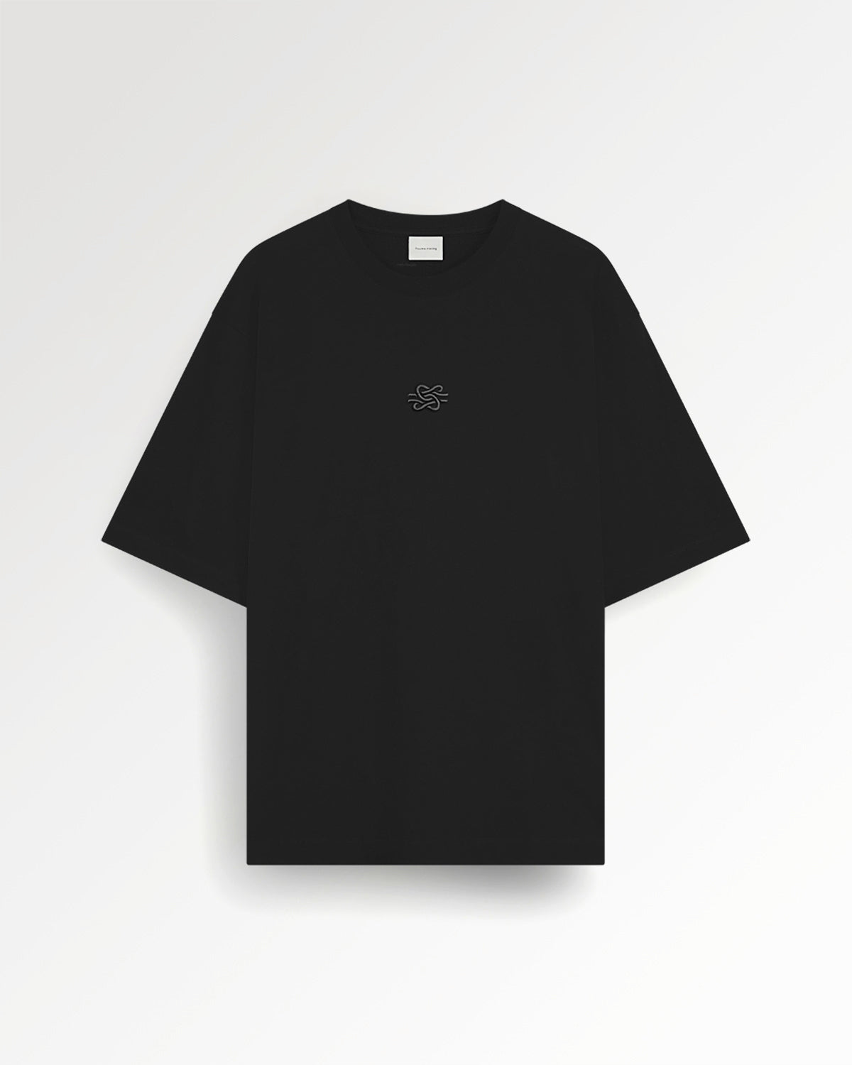 Filling Pieces Boxy Embroidered t-shirt noir coton