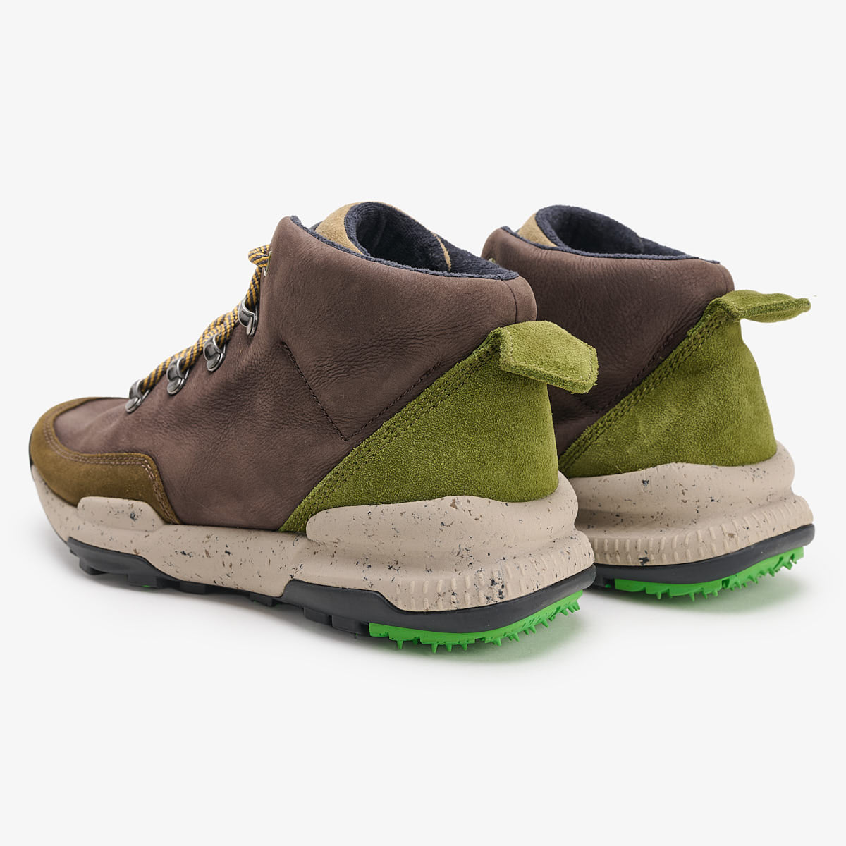 Satorisan Kiso Premium bottes Dark Brown Green cuir