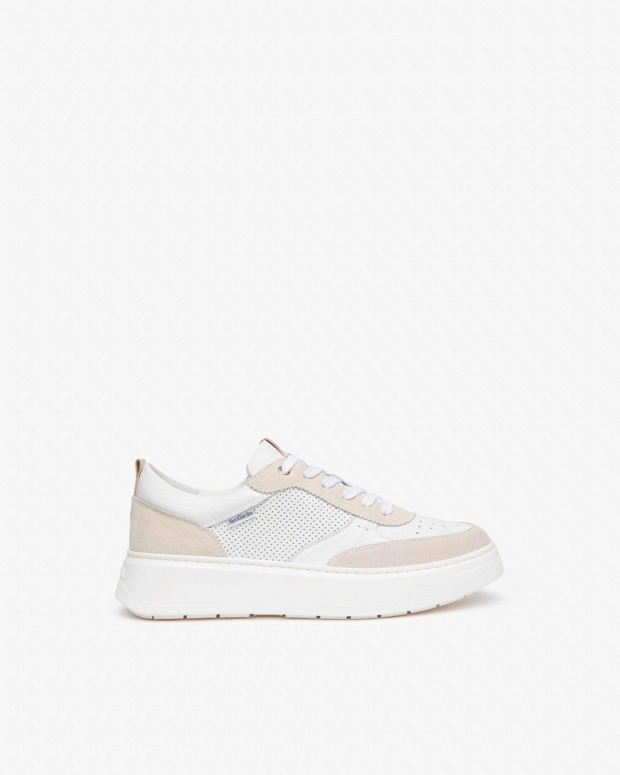 Nerogiardini Sneakers Femme Cuir Velours Technique Memory