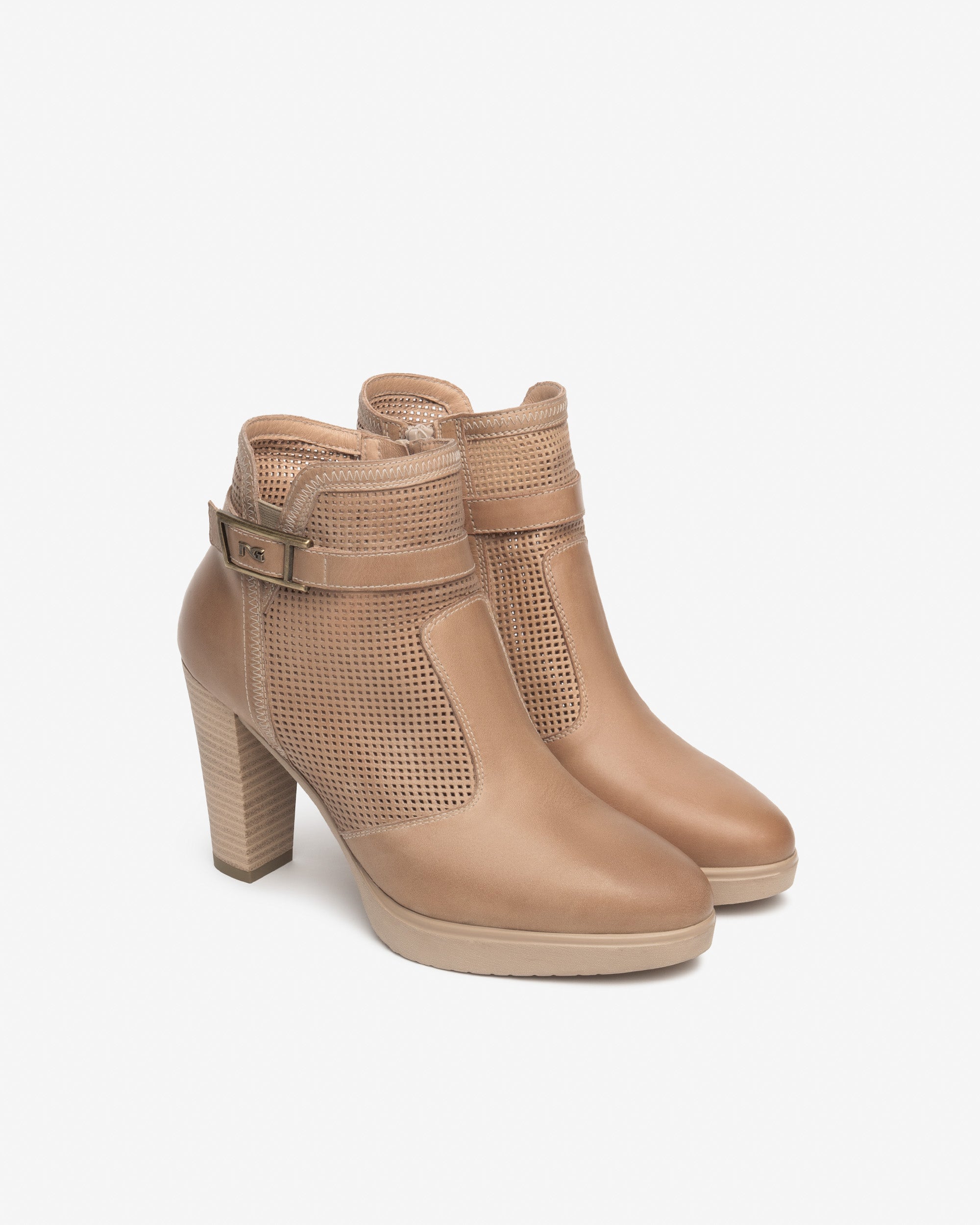 NeroGiardini Bottines Femme Cuir Confort Ville 38