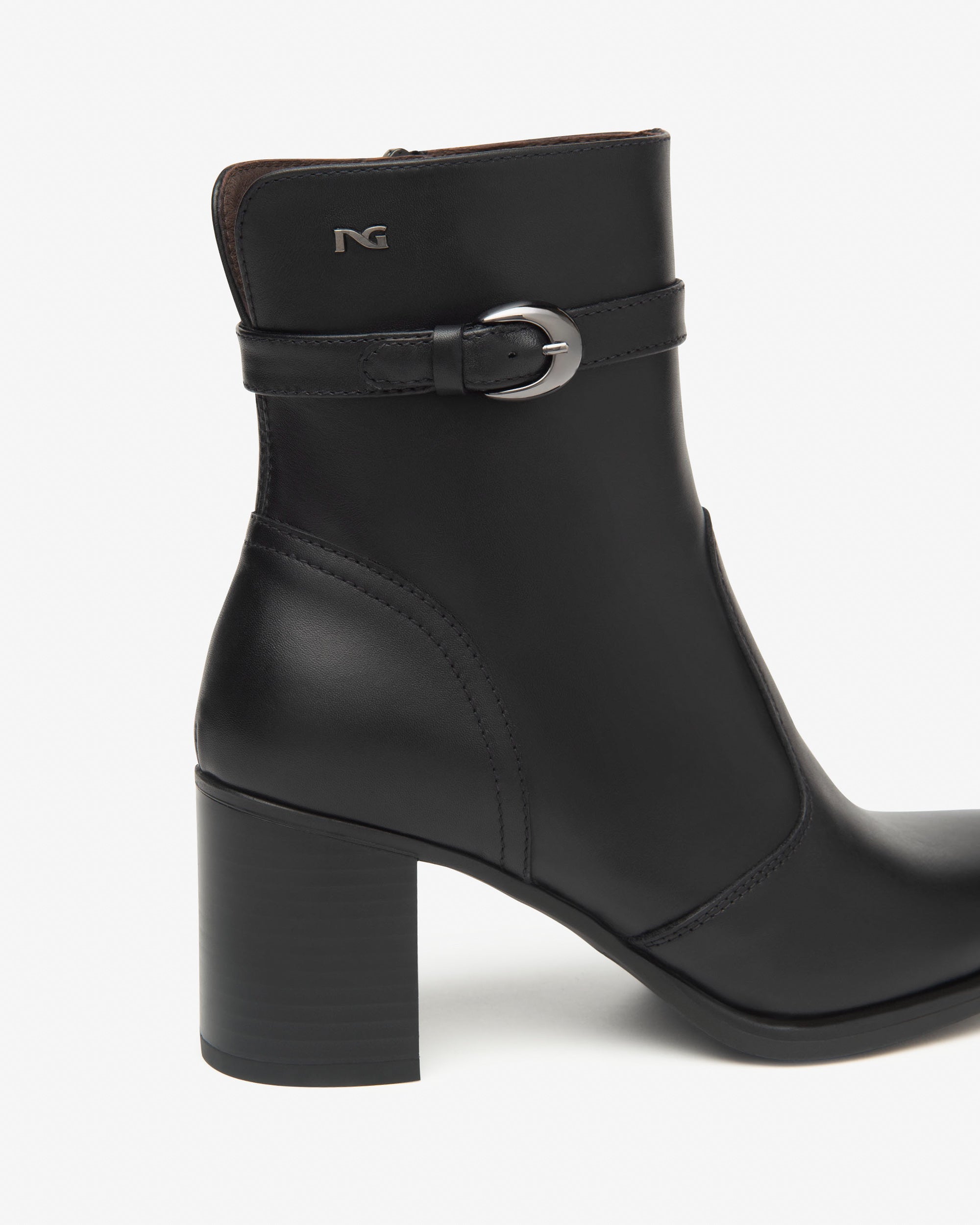 NeroGiardini Bottines Femme en Cuir Confort Hiver