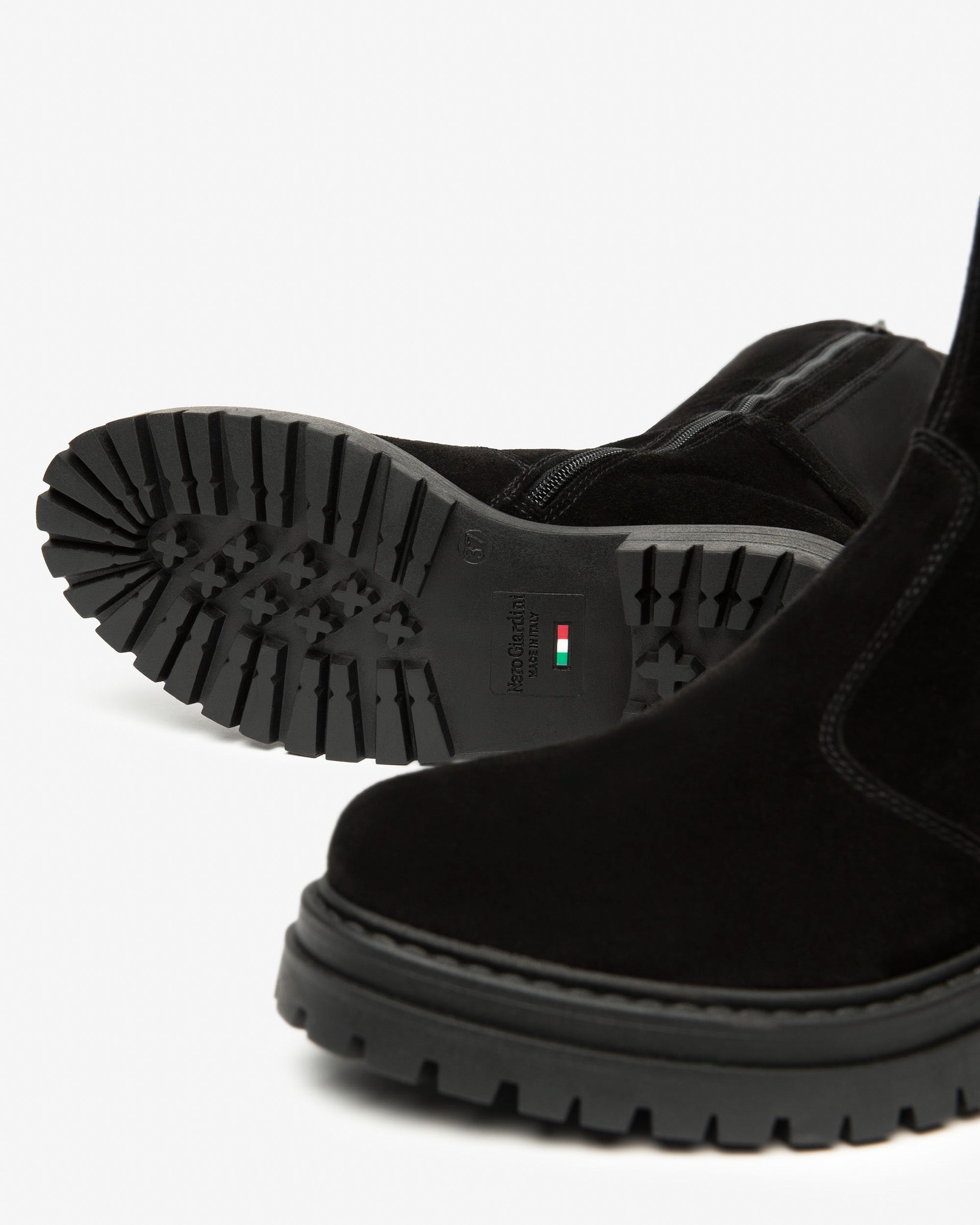 NeroGiardini Bottes Femme Velours Technique Semelle Memory