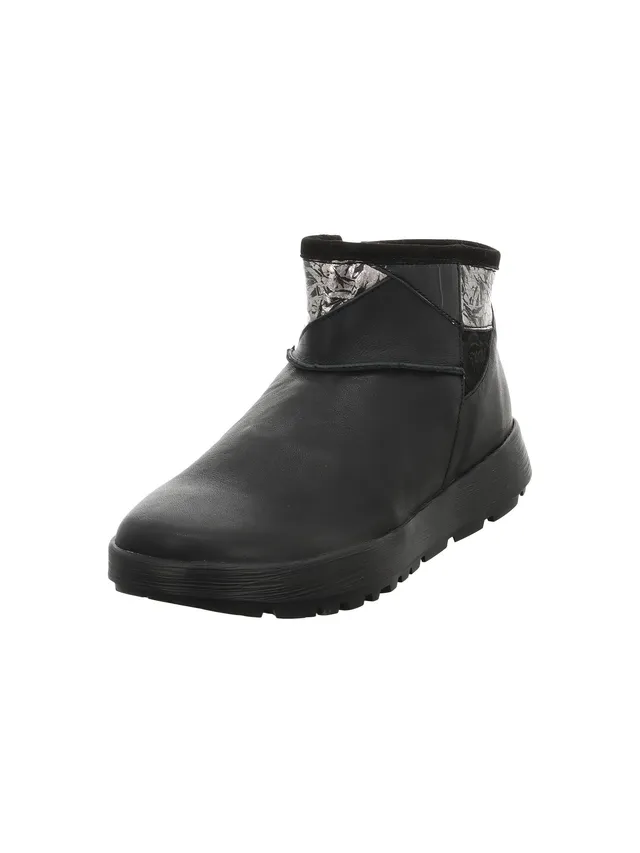 Think Comoda Bottines Femme Noir Combi Confort Ville