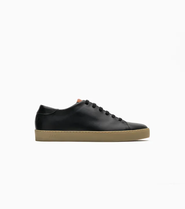 JAK Legacy Black sneaker basse cuir noir personnalisable