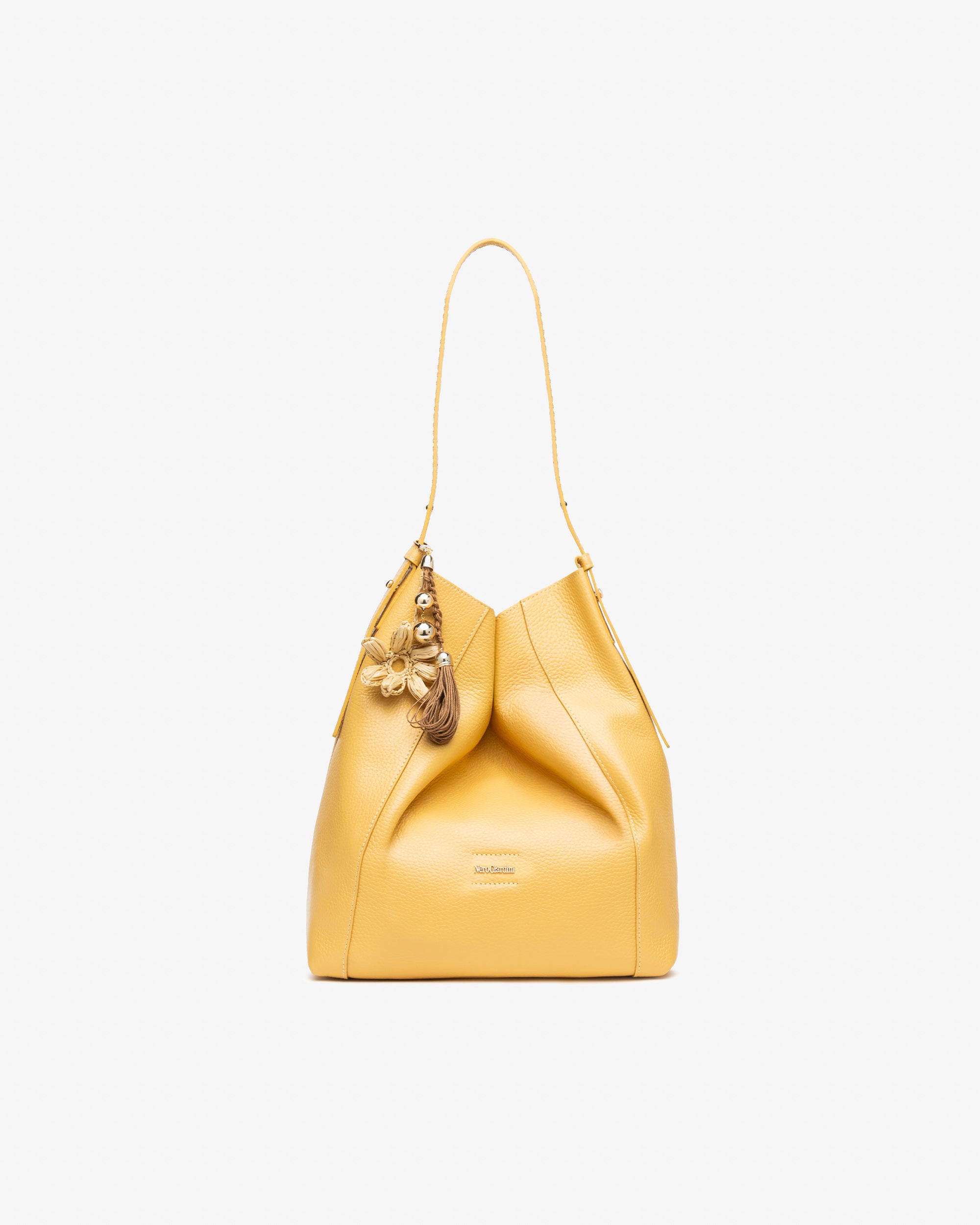 NeroGiardini Sacs Seau Cuir Femme Épaule Été Italie